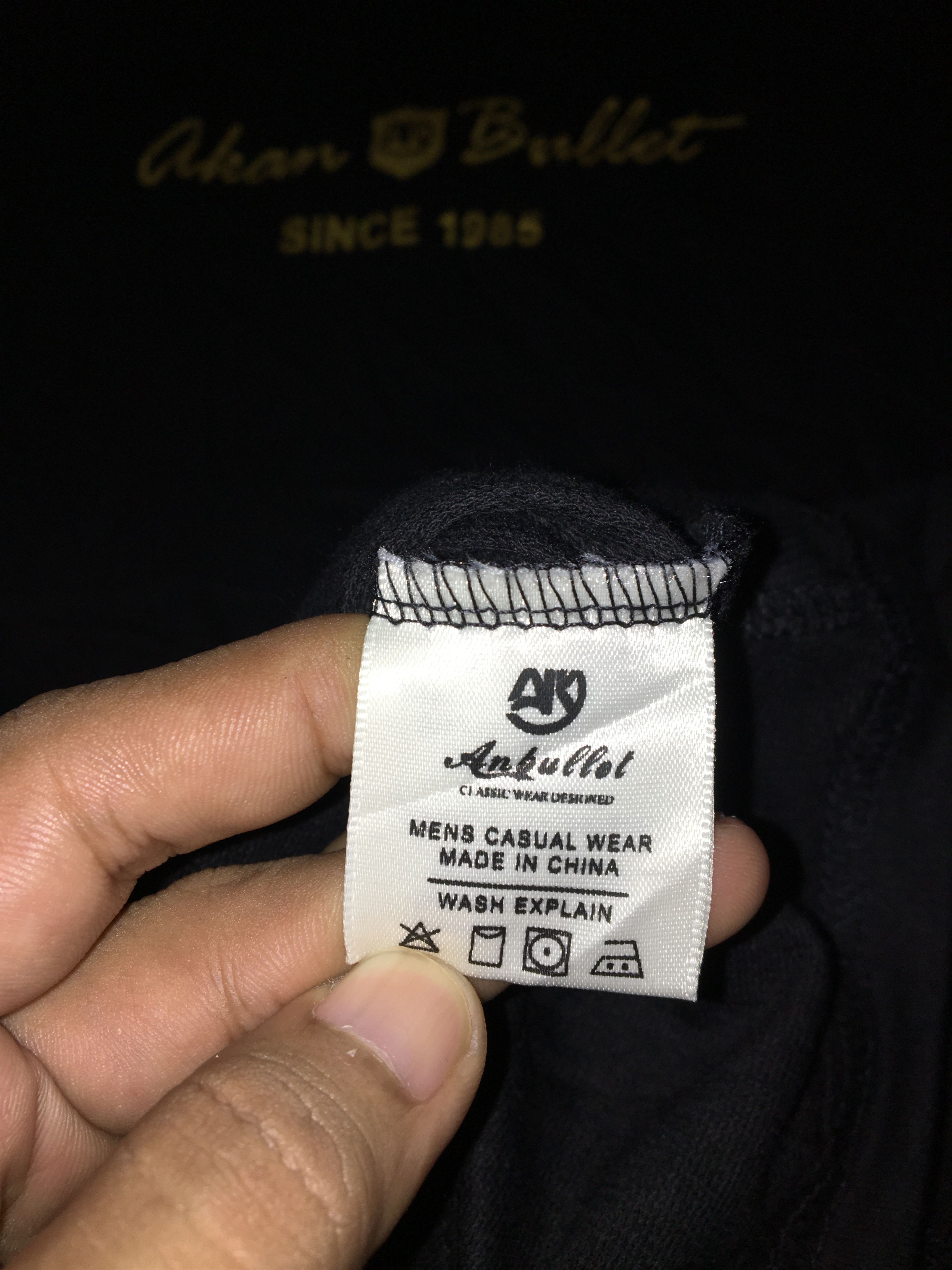 Japanese Brand ANBULLET ZIPPER TSHIRT Size US L / EU 52-54 / 3 - 9 Thumbnail