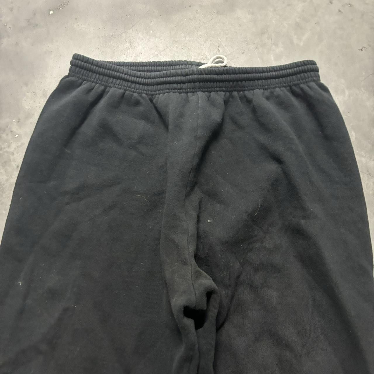 Japanese Brand × Vintage Crazy Vintage Y2K/2000s Black Essential Sweatpants! Size US 30 / EU 46 - 4 Thumbnail