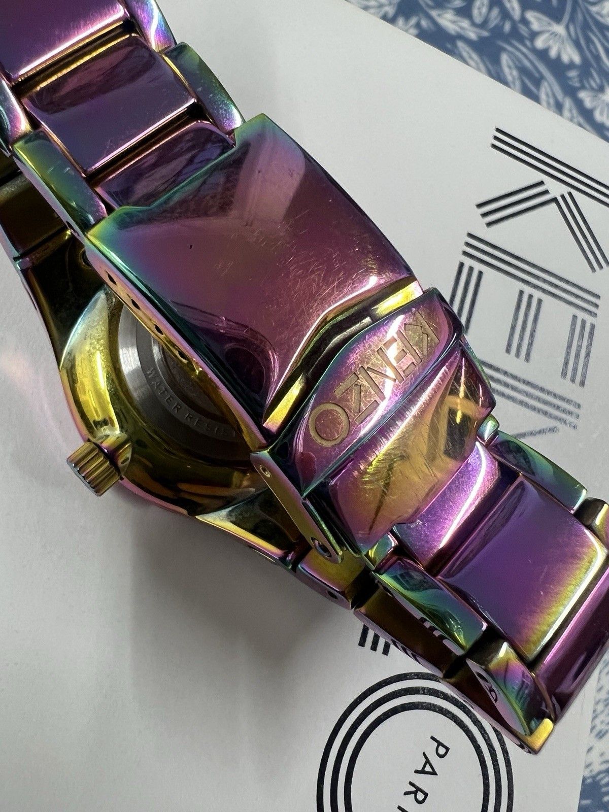 Kenzo Kenzo Rainbow Tiger Multi Coloured Watch Size 38 - 2 Thumbnail