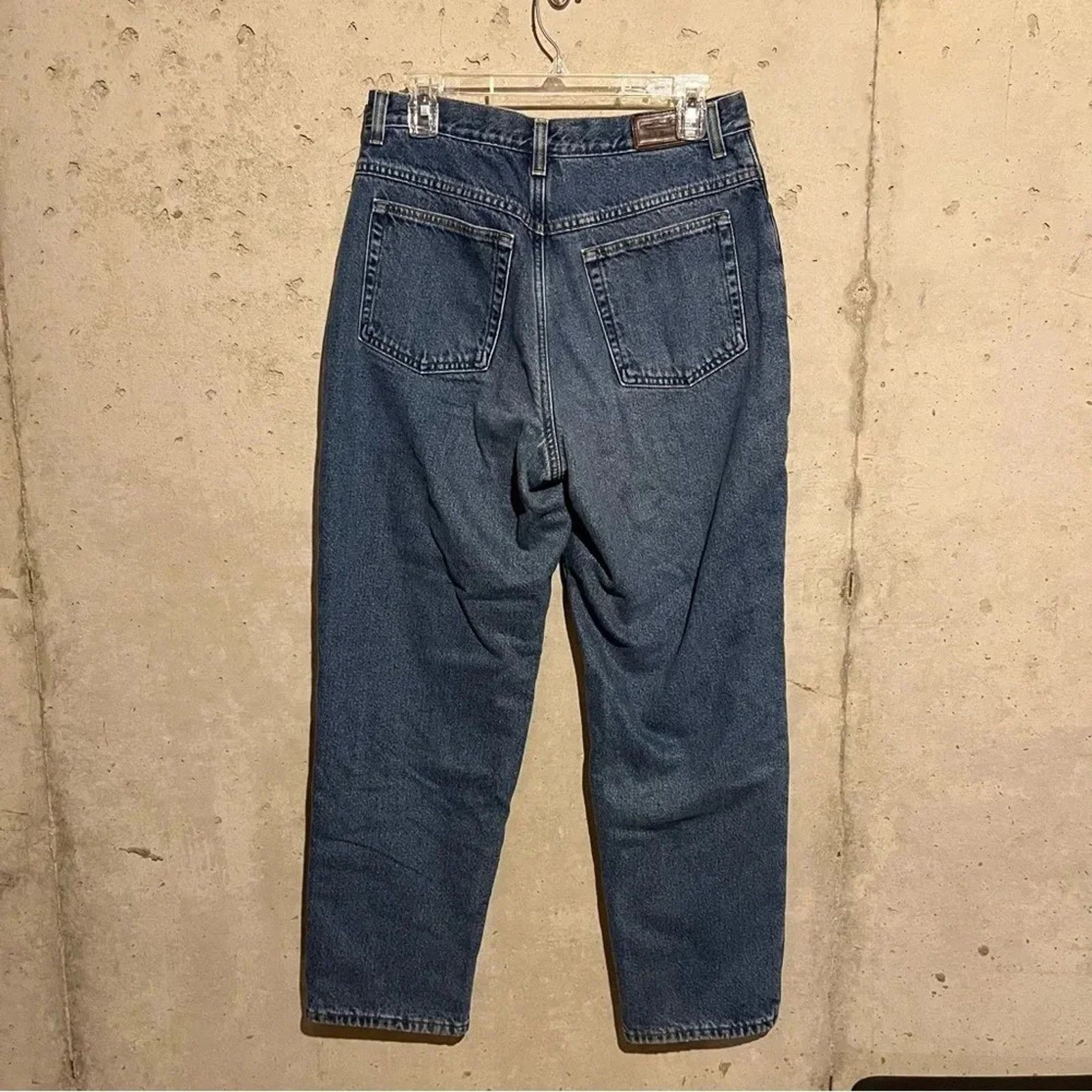 L.L. Bean Women's LL Bean Insulated Relaxed Fit Jeans Size 12 Denim Size 34" / US 12 / IT 48 - 2 Thumbnail