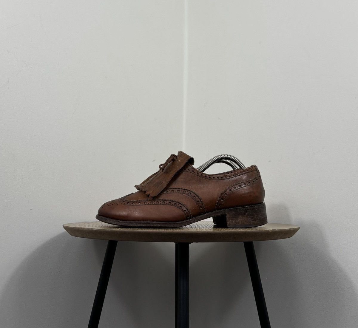 Crockett & Jones Crockett & Jones Women’s Brown Calf Leather Kiltie Brogues Size US 6 / IT 36 - 10 Thumbnail