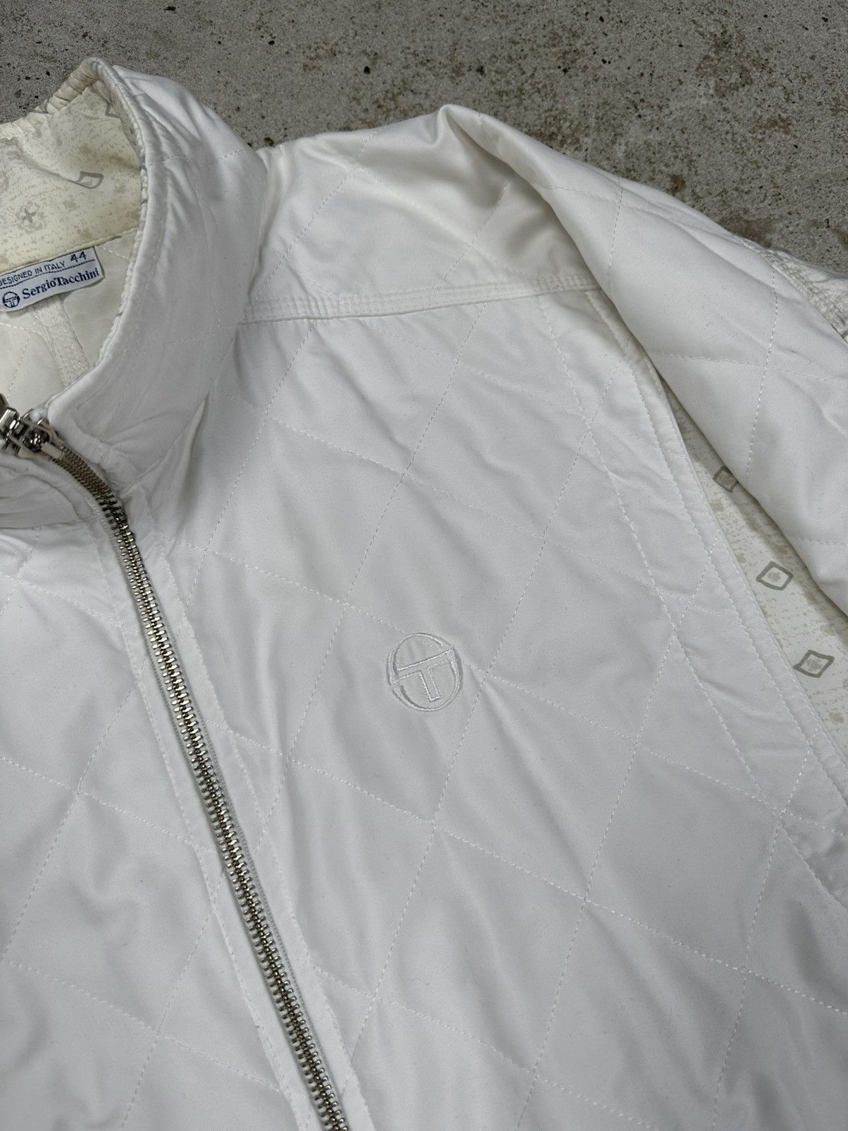 Sergio Tacchini Vintage 90s Sergio Tacchini Abstract Print Light Jacket Size US M / EU 48-50 / 2 - 8 Thumbnail