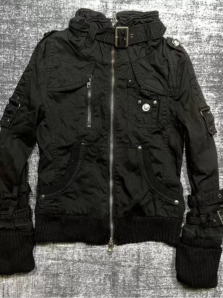 Other Archival Multi-Buckle Cyber-Goth Tactical Jacket Size M / US 6-8 / IT 42-44 - 4 Thumbnail