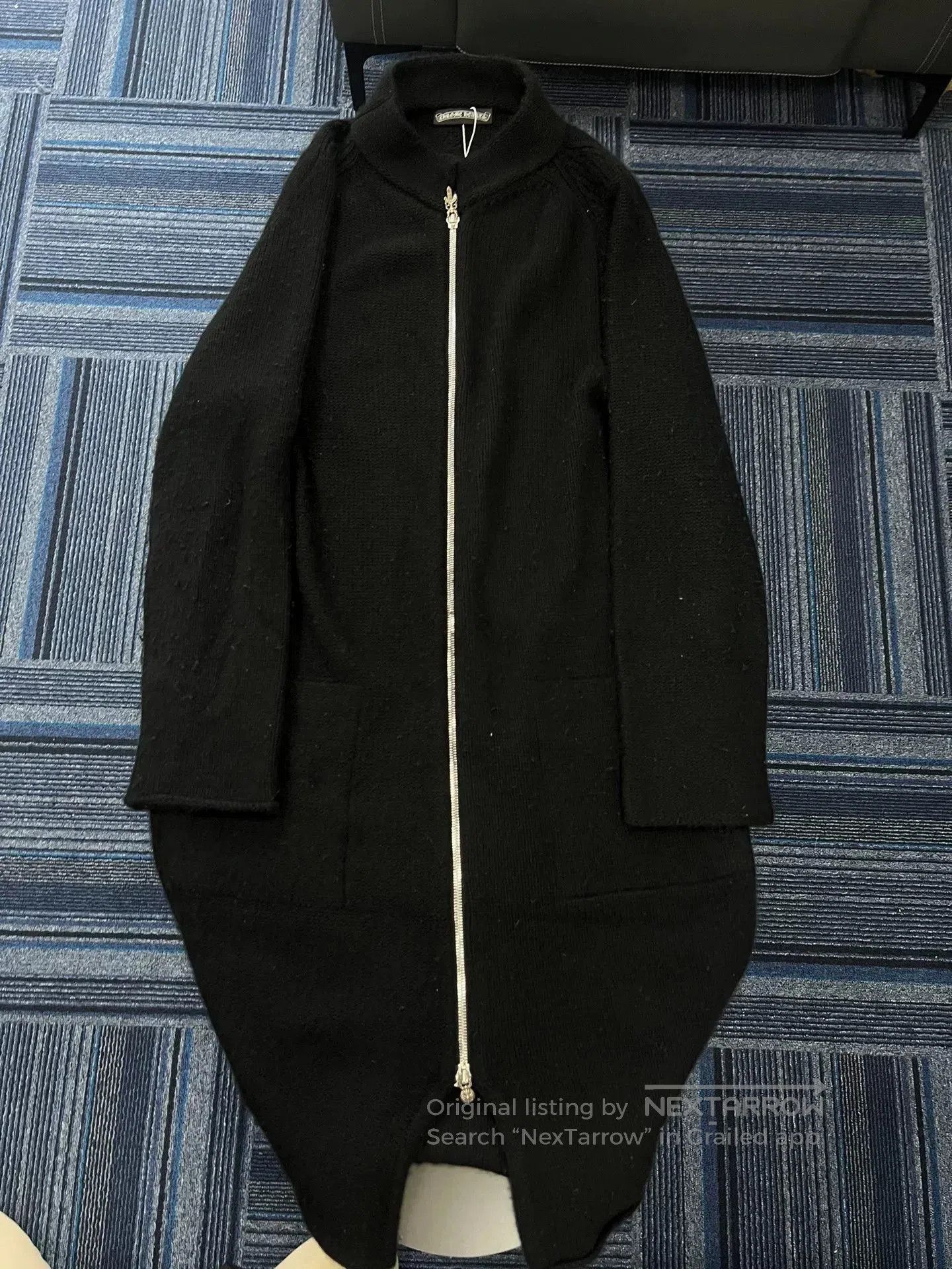 Chrome Hearts black chrome hearts long zip wool coat. Size US XXL / EU 58 / 5 - 1 Thumbnail