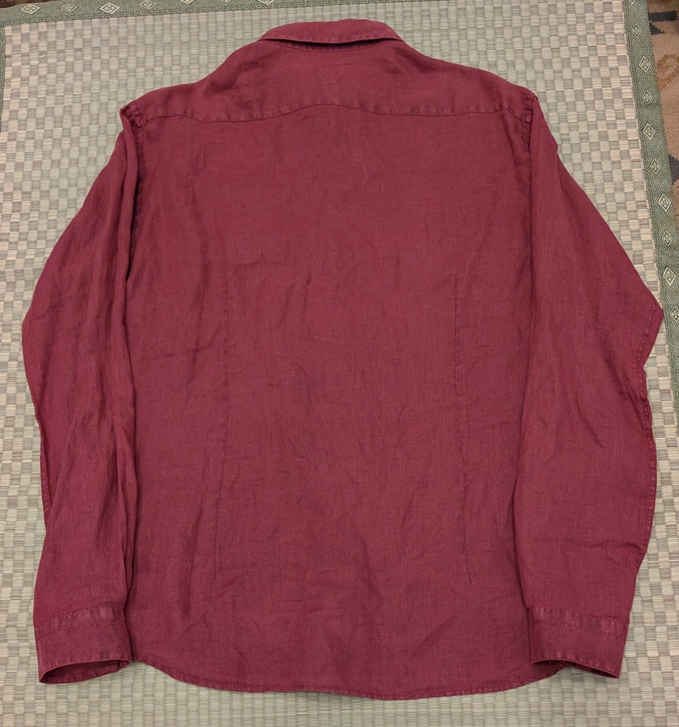 Other Empresa 100% Linen Button Up Shirt Size 17.5 / 44 Size US XL / EU 56 / 4 - 2 Thumbnail