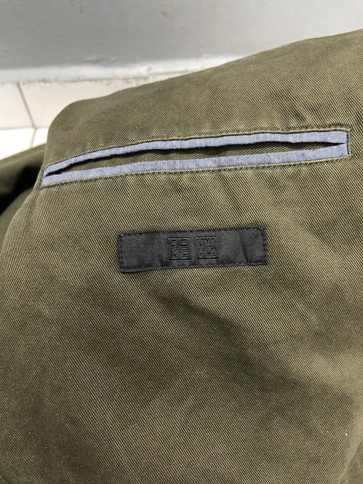 Uniqlo UNIQLO COTTON BLAZER ARMY GREEN Size 40L - 7 Thumbnail