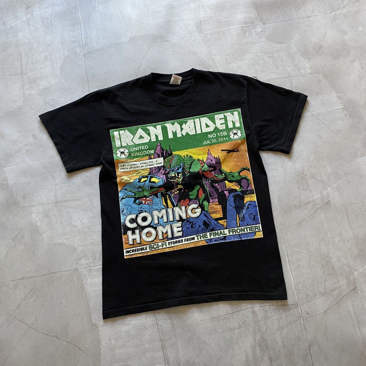 Other Vintage Iron Maiden 2011 Zombie Tour Big Logo Band T-Shirt Size US M / EU 48-50 / 2 - 1 Thumbnail