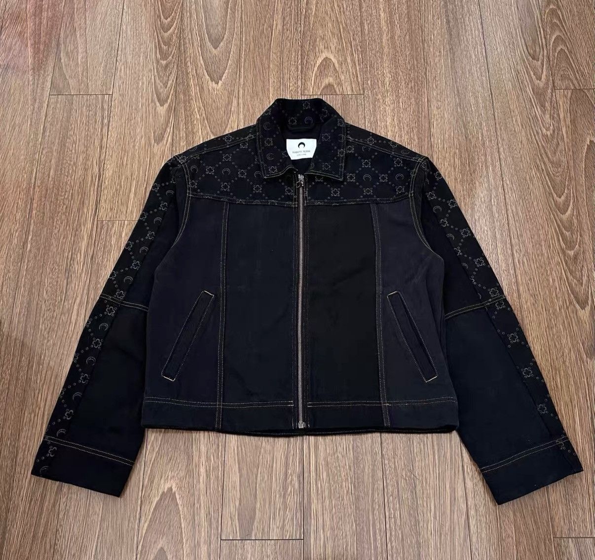 Marine Serre MARINE SERRE MOON JACQUARD JACKET Denim jacket Size US L / EU 52-54 / 3 - 1 Thumbnail