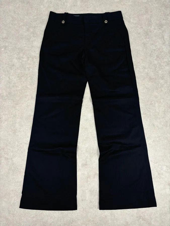 Gucci SS2006 Gucci Black Cotton Classy Pants by Frida Giannini Size 29" - 7 Thumbnail