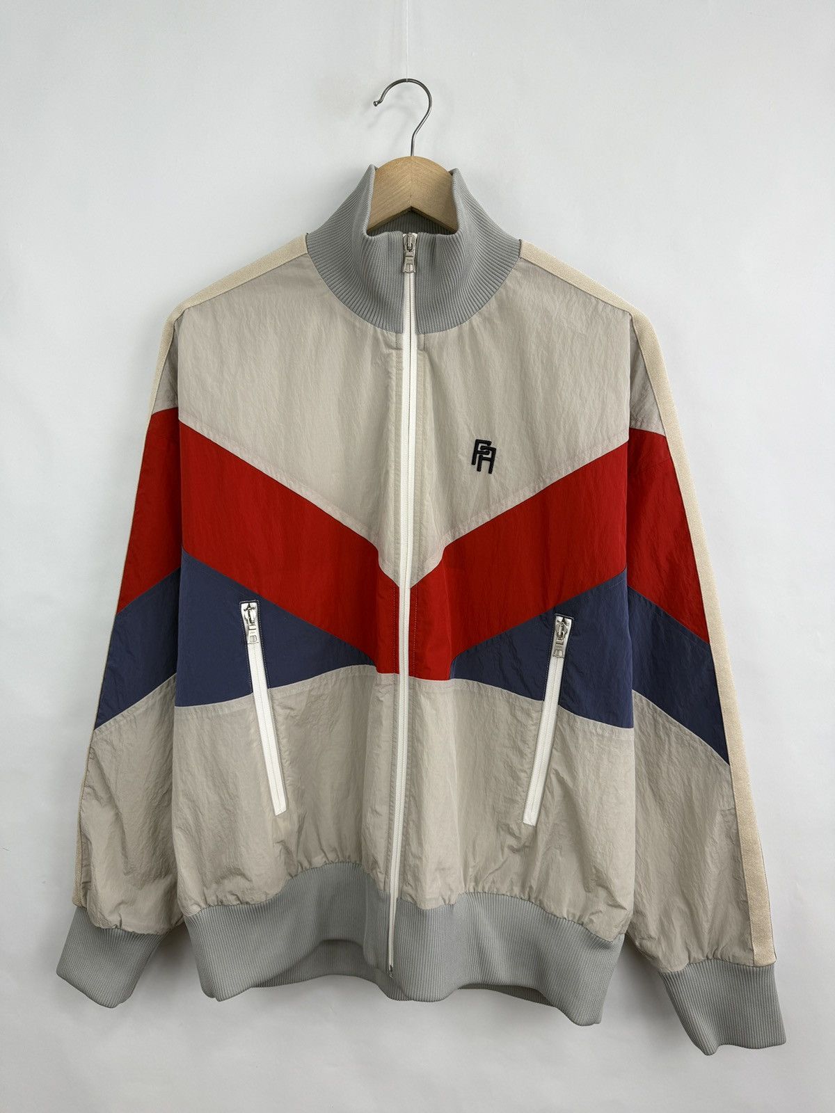 Palm Angels 🇺🇸❗️NEW Palm Angels V Colorblock Windbreaker Jacket Y2K Size US XL / EU 56 / 4 - 10 Thumbnail