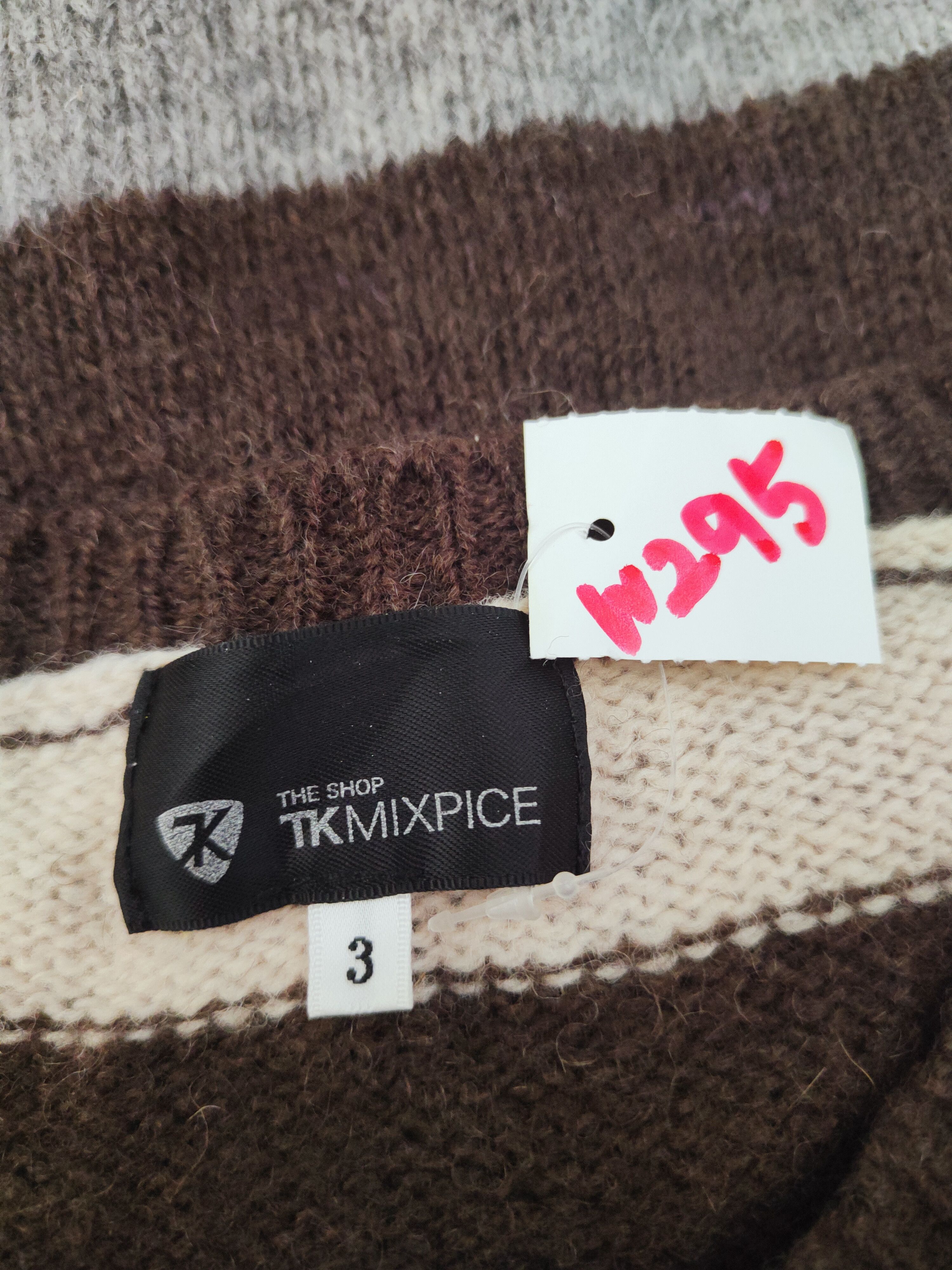 Japanese Brand × Takeo Kikuchi TK Mixpice Brown Knitwear Sweatshirts #W295 Size US M / EU 48-50 / 2 - 11 Thumbnail