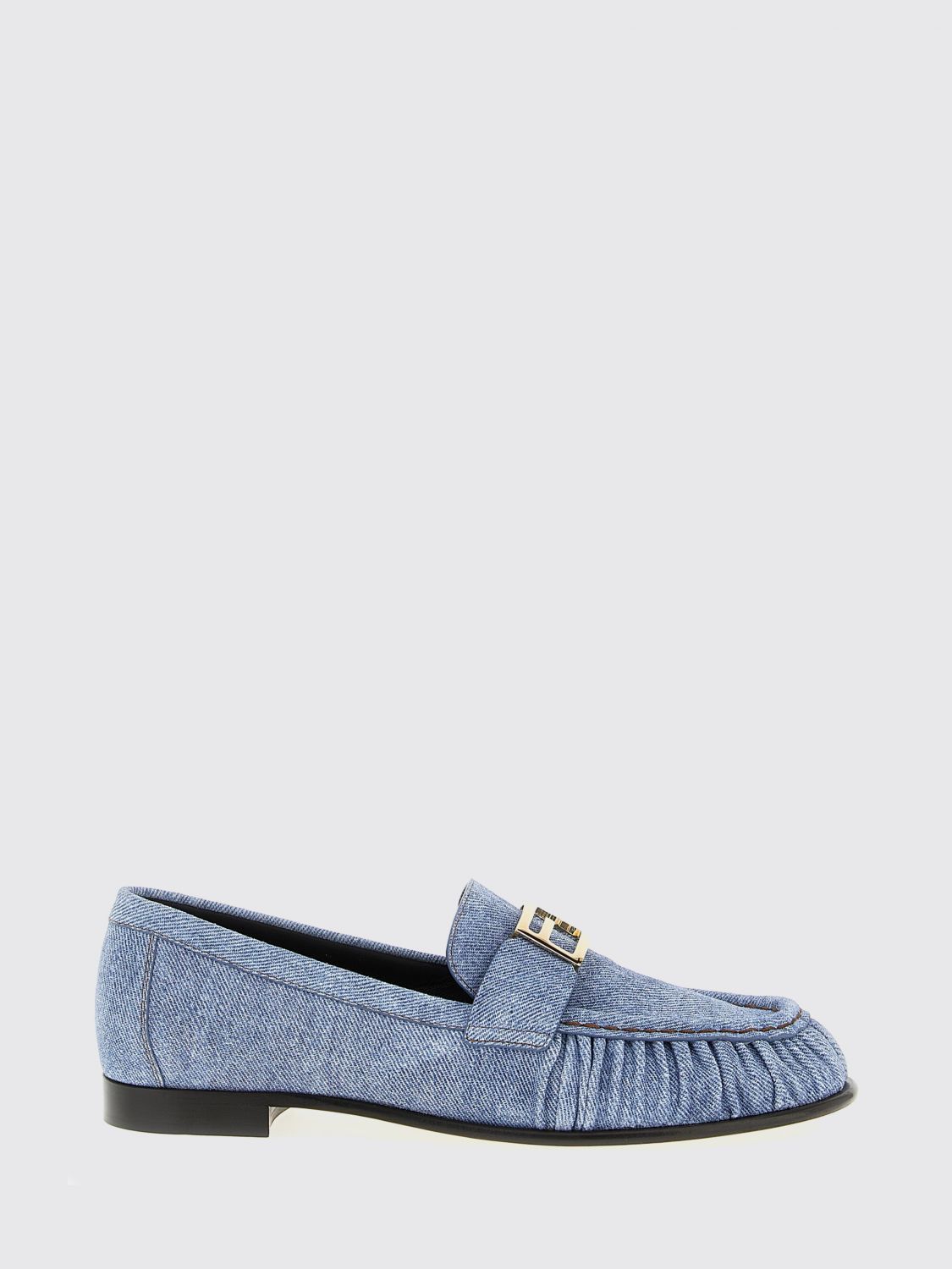 Fendi Fendi Loafer Woman Blue Size US 8 / IT 38 - 1 Thumbnail