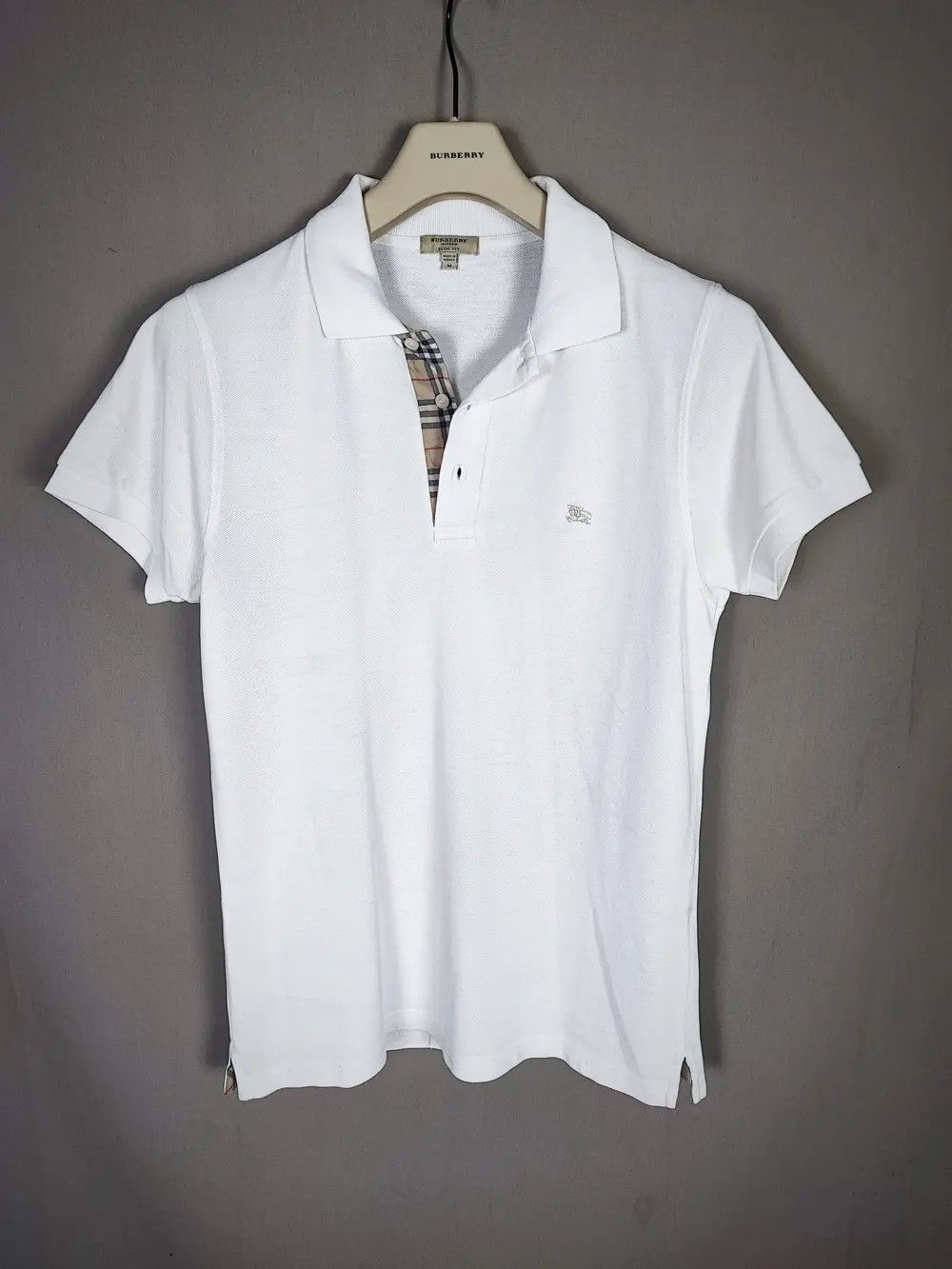 Burberry 🔥Burberry Polo size XL White🔥 Size US XL / EU 56 / 4 - 2 Thumbnail
