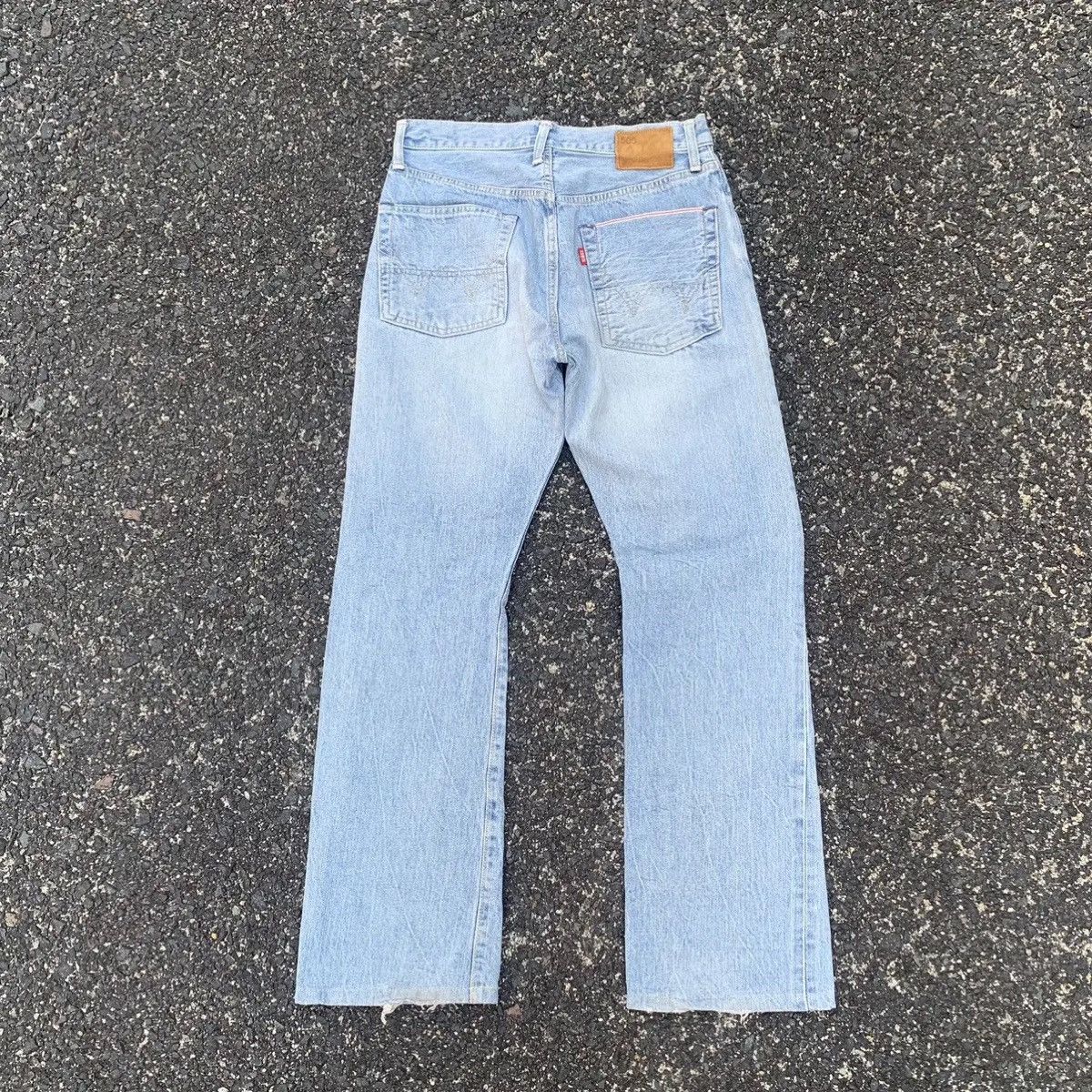 Self Edge 💥 REDLINE 💥 Vintage Edwin 505 Jeans Light Wash Denim Pants Size US 29 - 11 Thumbnail