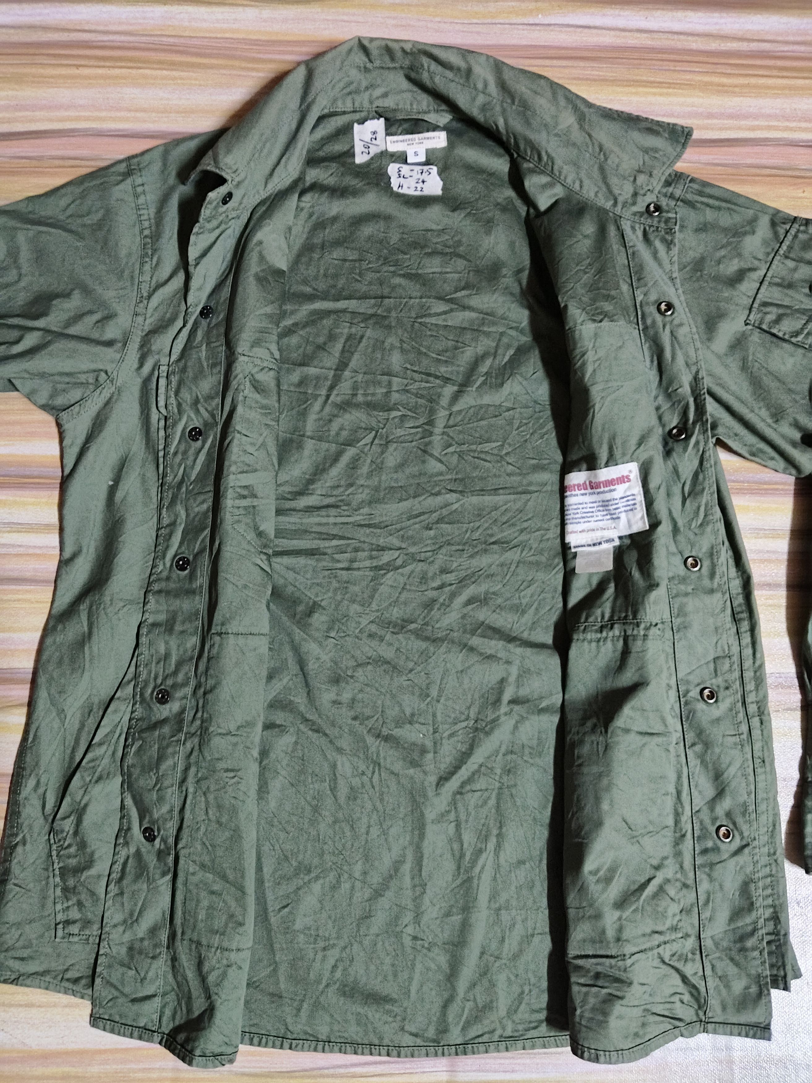 Engineered Garments ENGINEERED GARMENTS Green Army Flannel Size US M / EU 48-50 / 2 - 2 Thumbnail