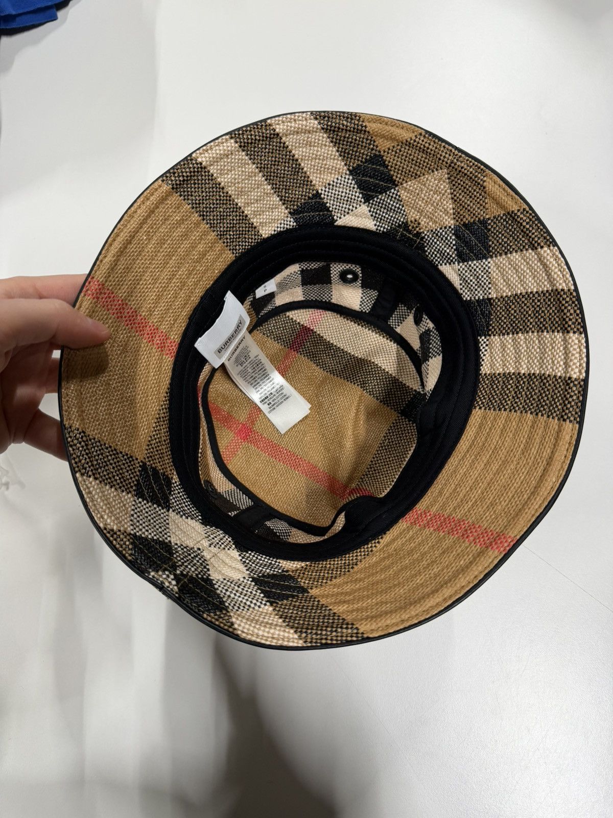 Burberry Burberry Classic Check Bucket Hat NEW 500$ S Size ONE SIZE - 2 Thumbnail