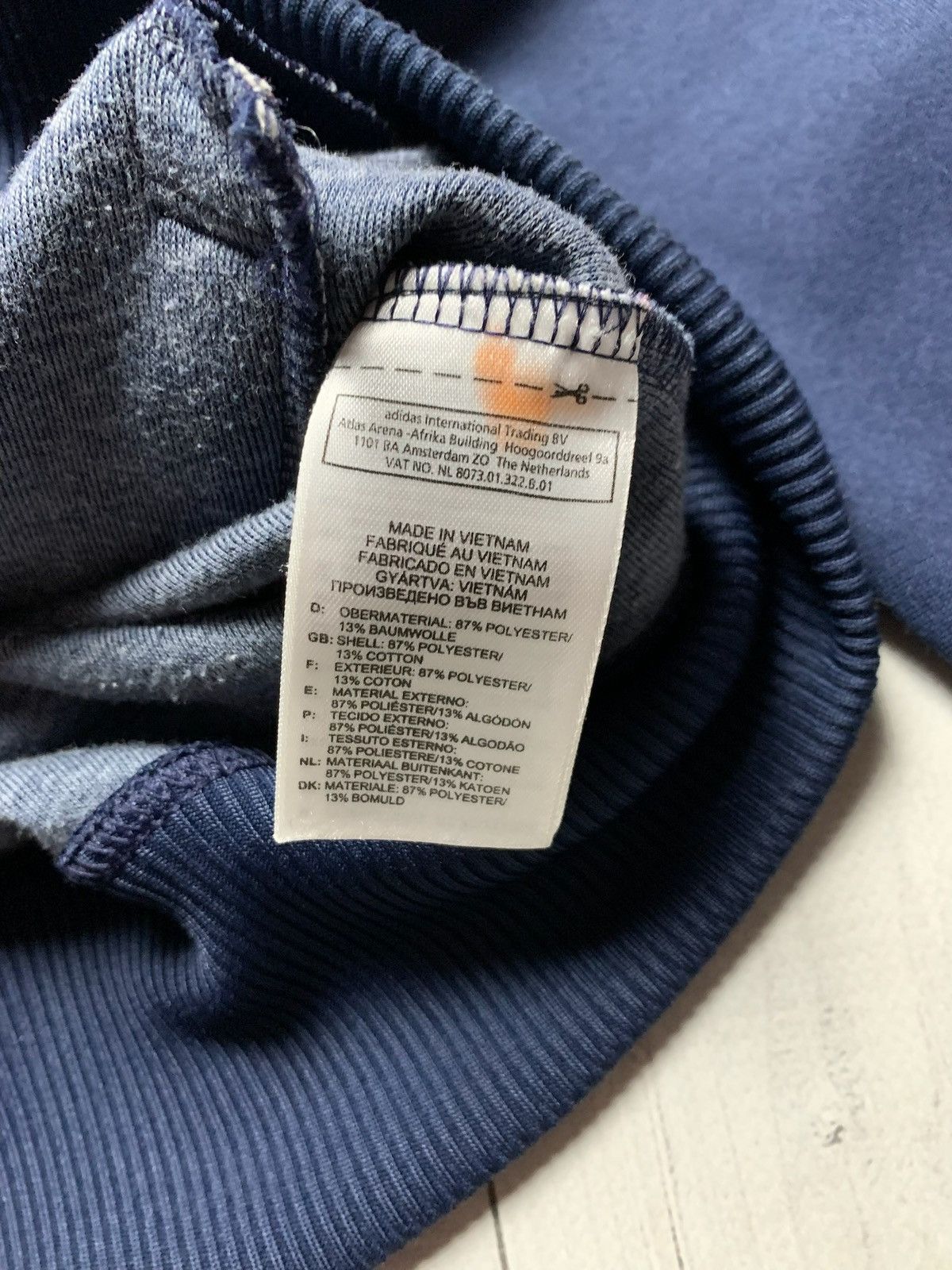 Vintage adidas originals zip hoodie rap style Y2K XL