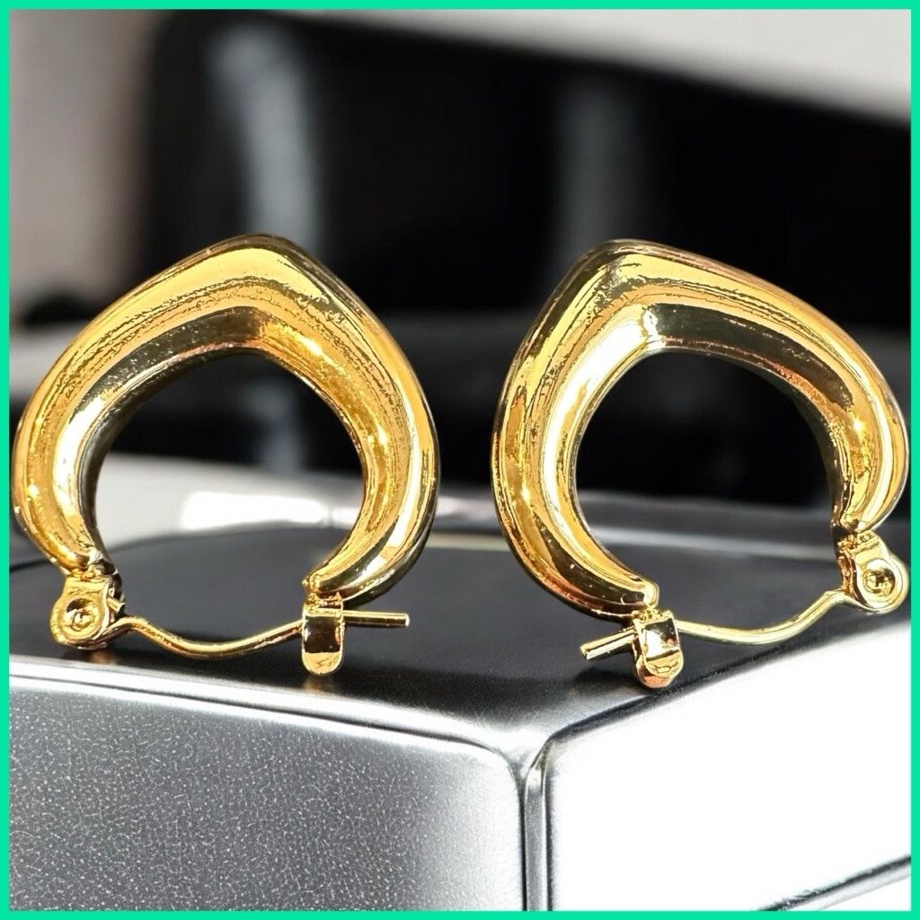 Disney × Jewelry Women's Stylish 18k Gold plated Hoop Earrings Size ONE SIZE - 8 Thumbnail