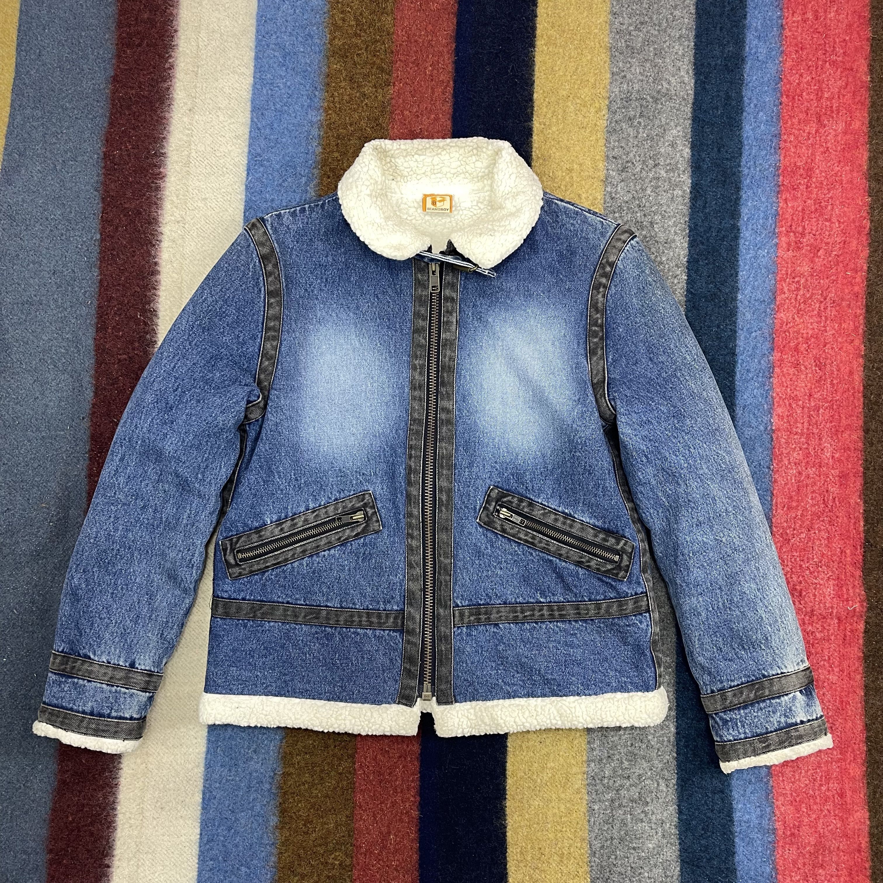 Beams Plus BEAMS BOY Denim Jacket / Fur Jacket #2374-03 Size US S / EU 44-46 / 1 - 1 Preview