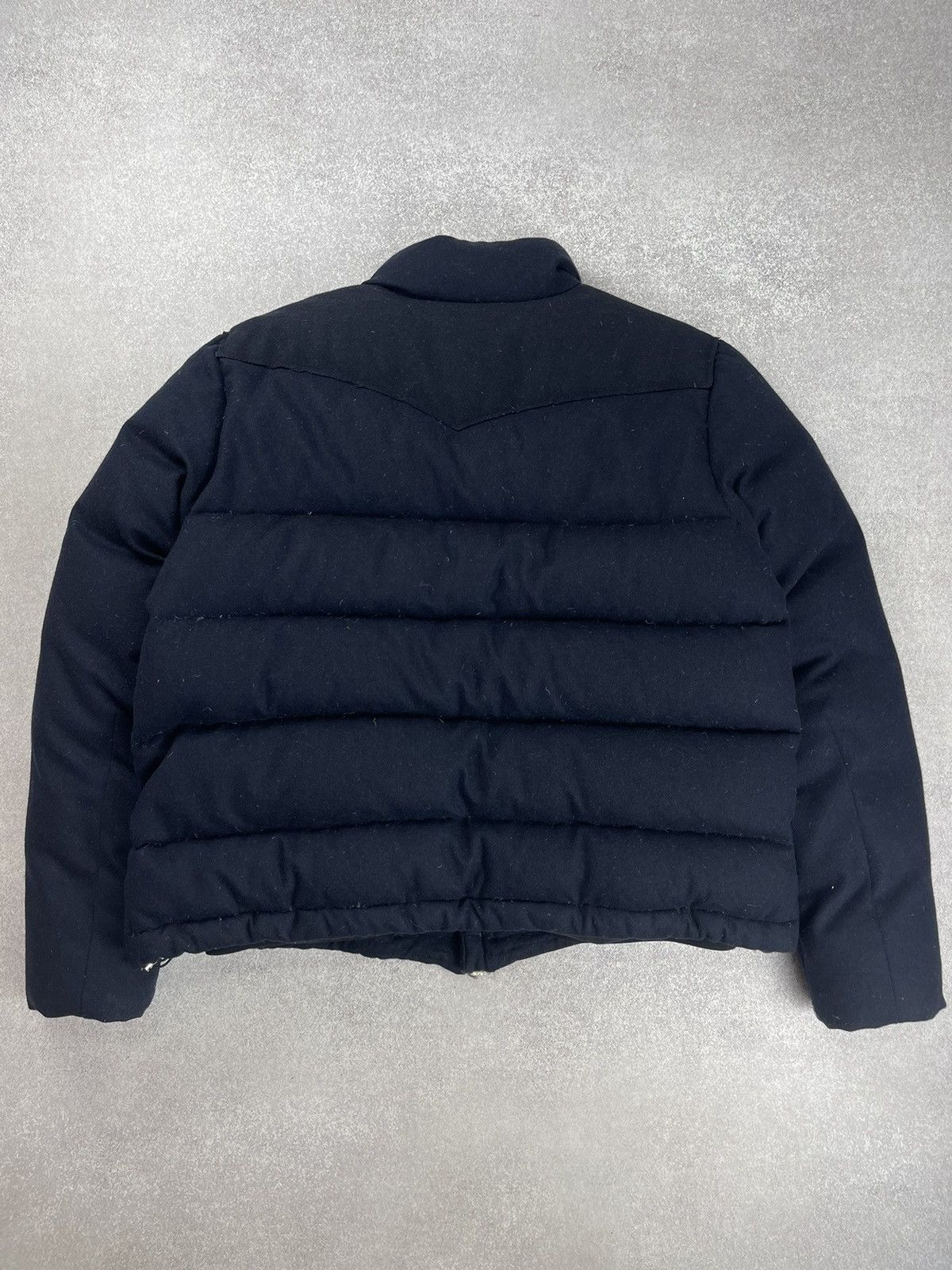 AMI AMI Alexandre Mattiussi Wool Down Jacket Navy Blue Size XL Size US XL / EU 56 / 4 - 13 Thumbnail