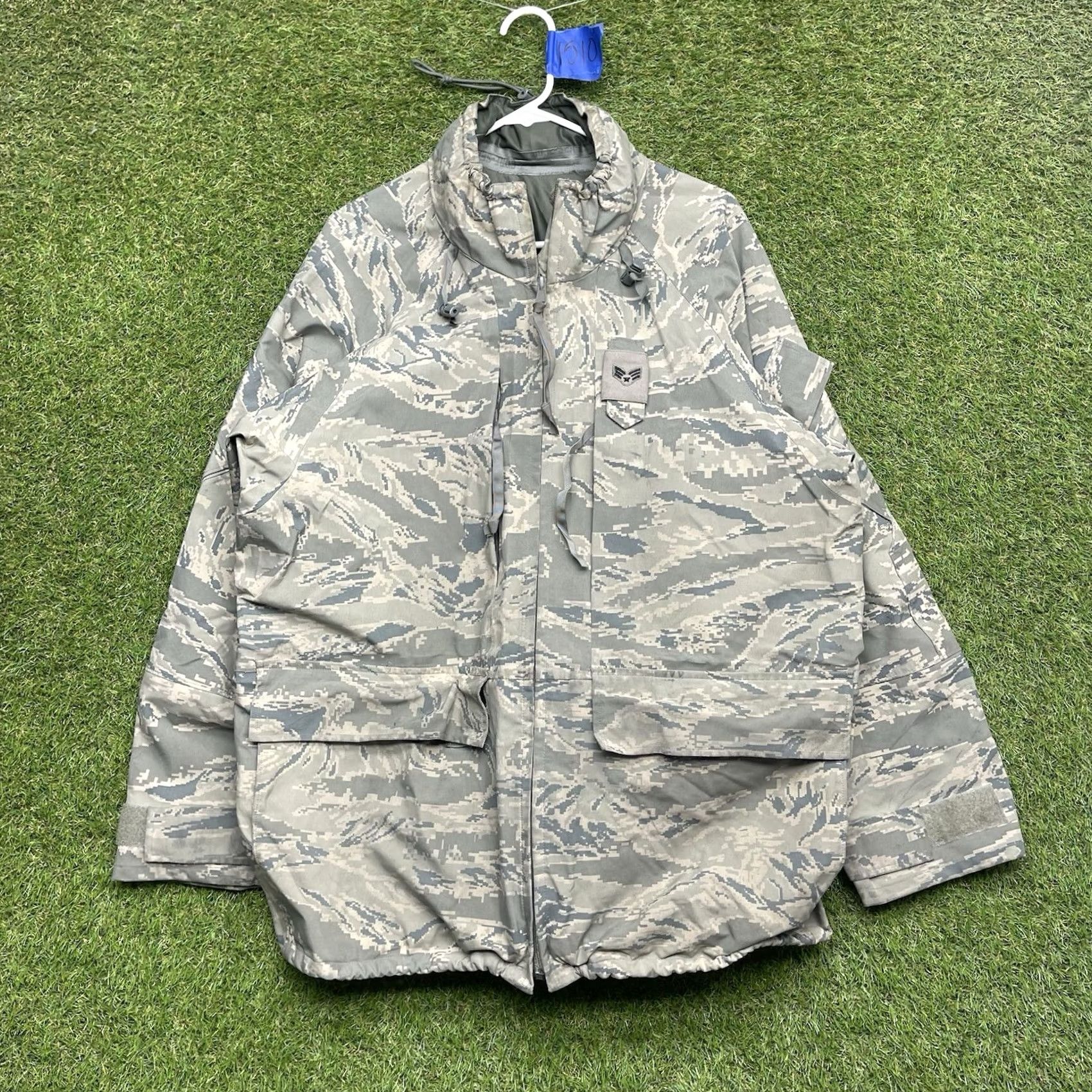 Propper PROPPER US Air Force APECS Parka Jacket Mens L ABU Camo Gore-Tex Liner Hooded Gray Nylon Windproof Military Coat Mens Size US L / EU 52-54 / 3 - 3 Thumbnail