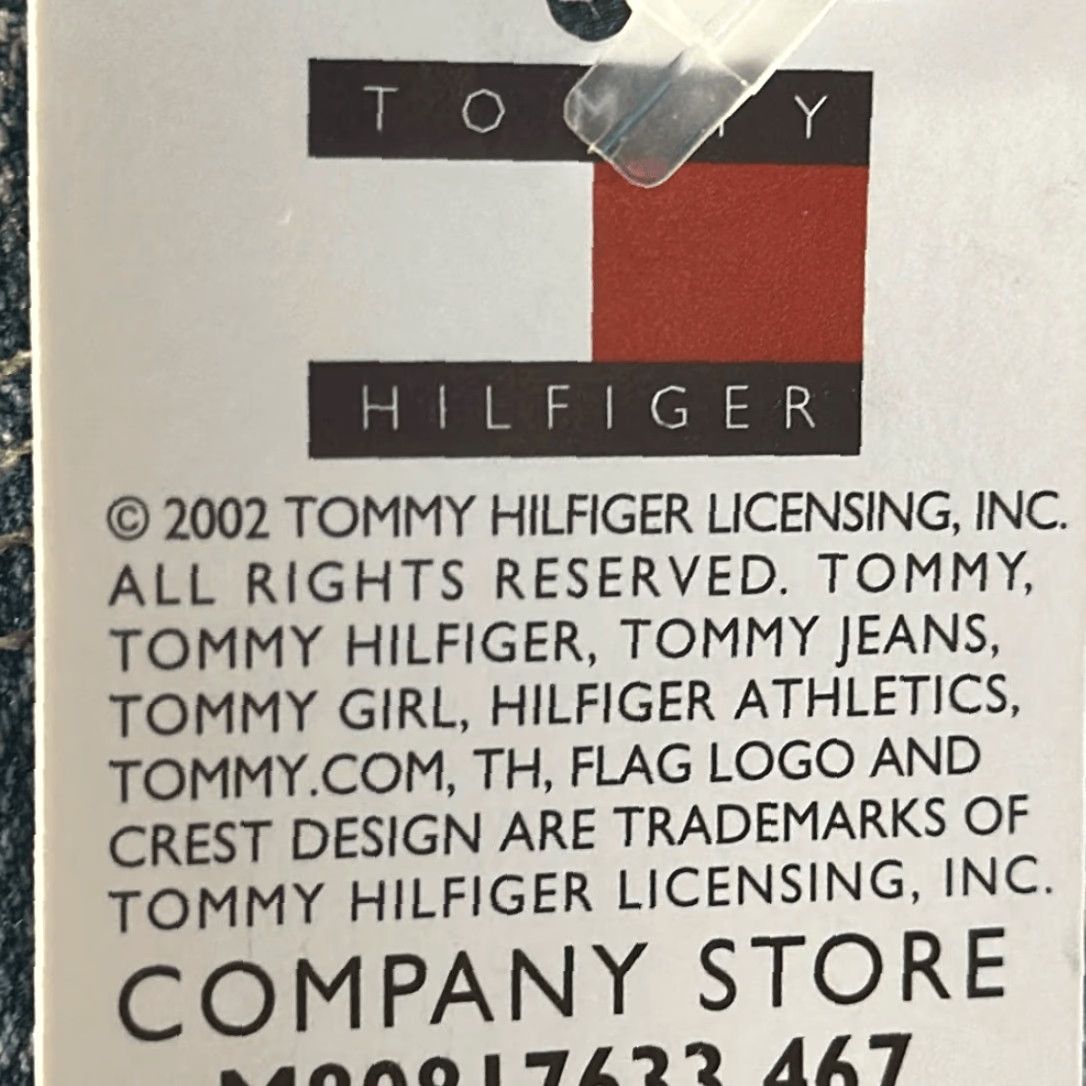 Tommy Hilfiger VINTAGE Tommy Hilfiger Hipster Jeans Flare Wide-Leg 2002 Women 10 Blue Tags NEW Size 32" / US 10 / IT 46 - 3 Thumbnail