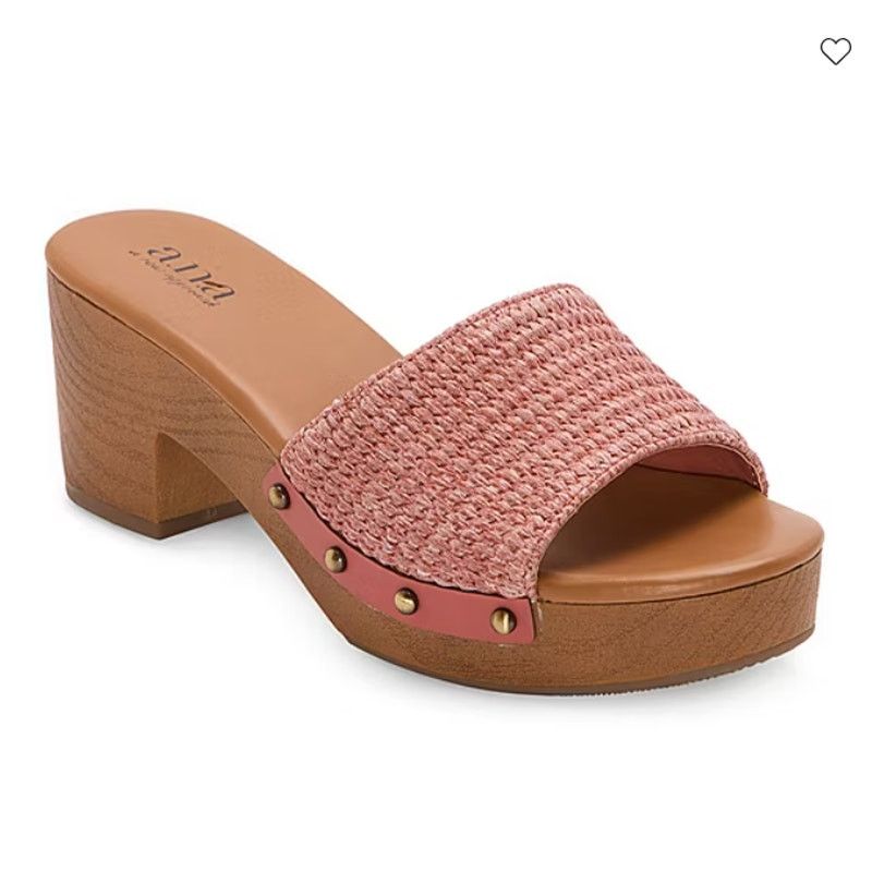 Other a.n.a Womens Robinson Heeled Sandals Terracotta Size US 8.5 / IT 38.5 - 11 Thumbnail