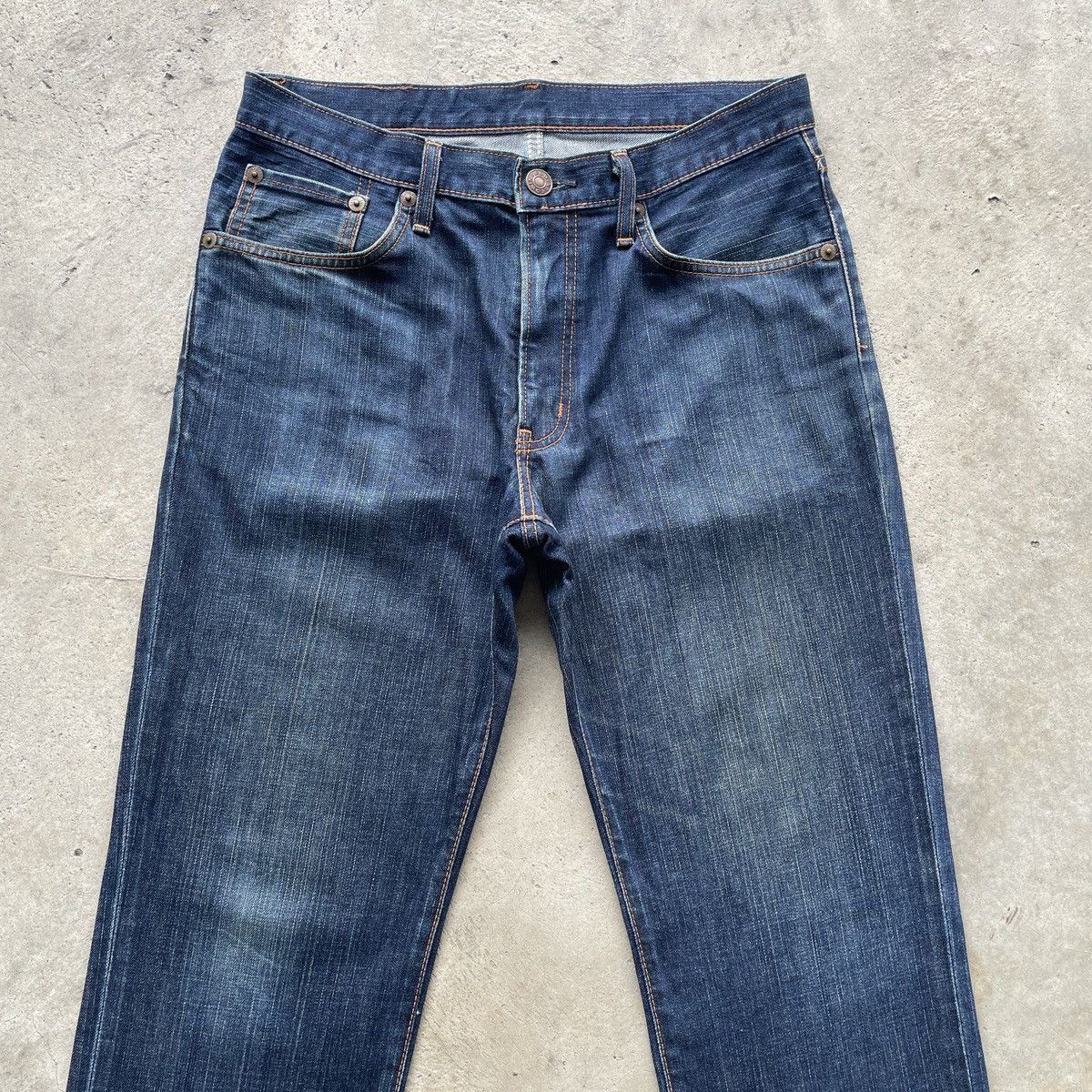 Edwin Vintage Edwin 503 Made In Japan Dark Blue Jeans Denim Pants Size US 32 / EU 48 - 3 Thumbnail