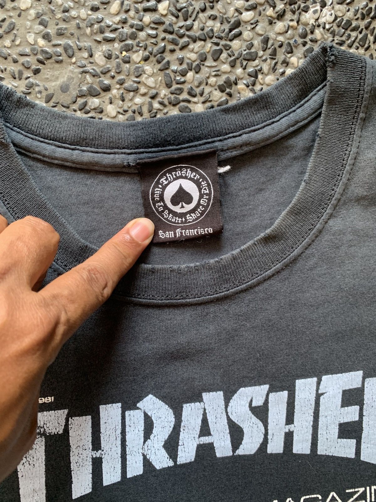 Thrasher × Vintage Vintage Thrasher Skateboard Magazine / Skate / Surf T shirt Size US L / EU 52-54 / 3 - 6 Thumbnail