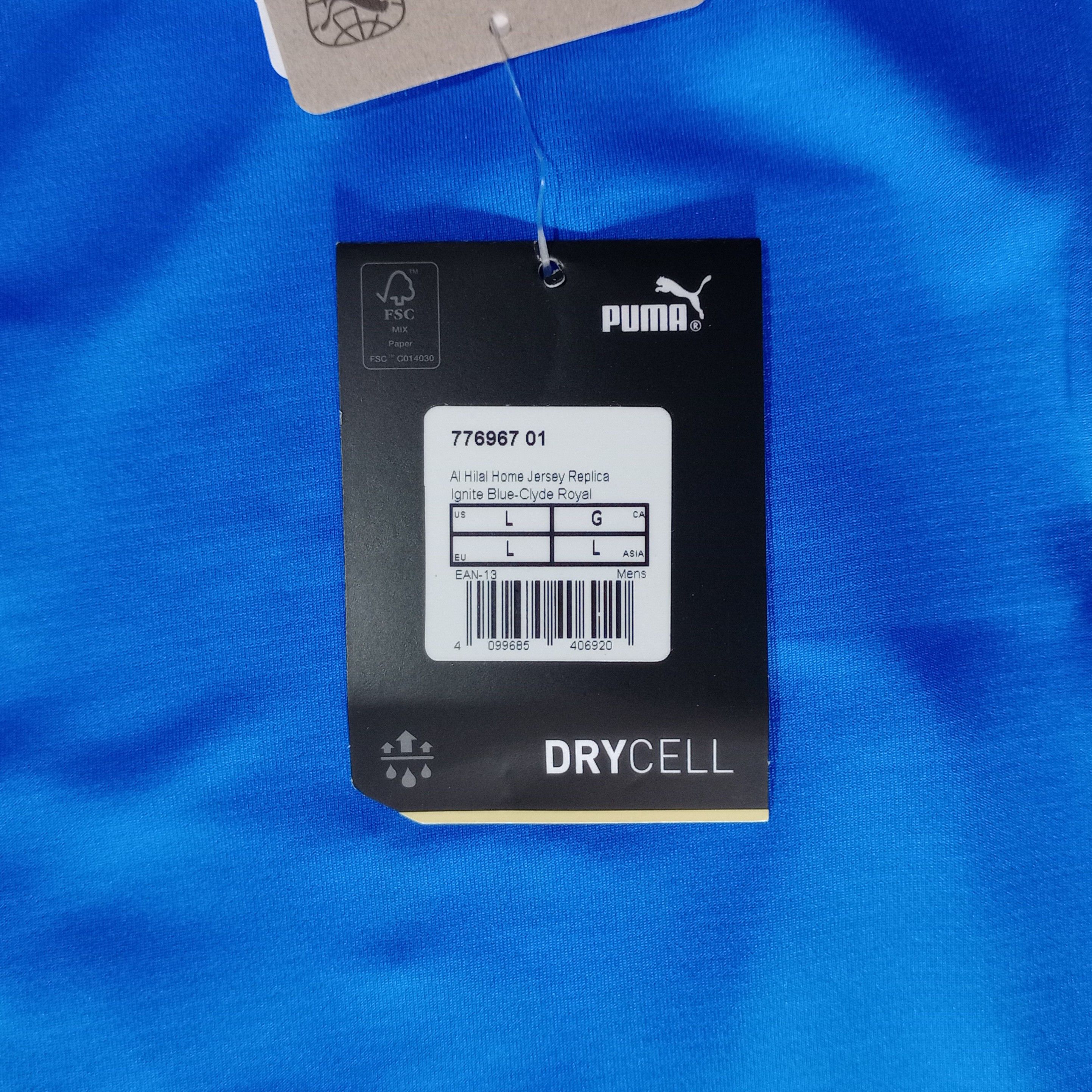 Puma Al Hilal 2023-2024 Home Jersey Neymar Jr 10 Size US L / EU 52-54 / 3 - 7 Thumbnail
