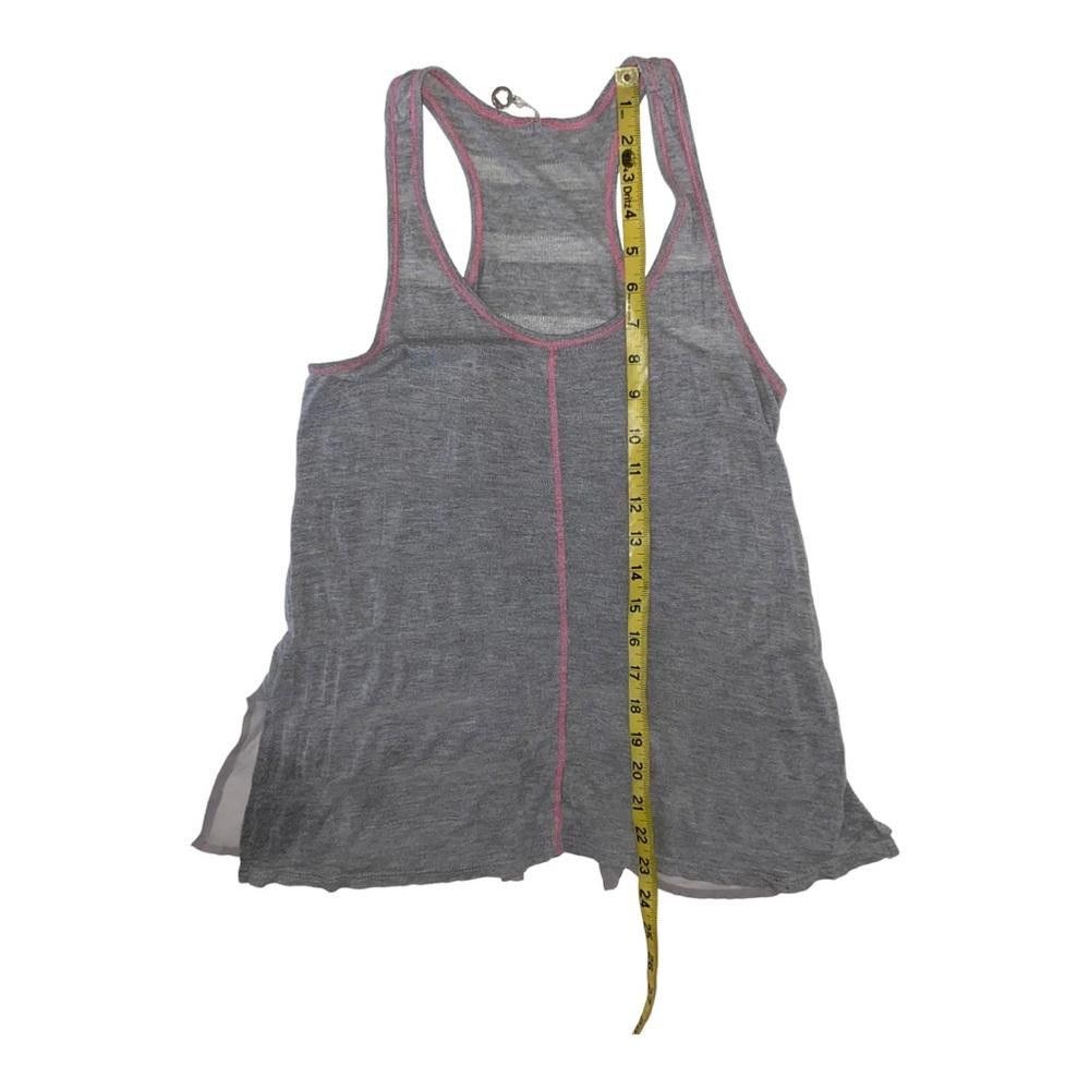 Designer Robin K l Lightweight Sheer W/ Pink Stitching Tank Size S / US 4 / IT 40 - 5 Thumbnail