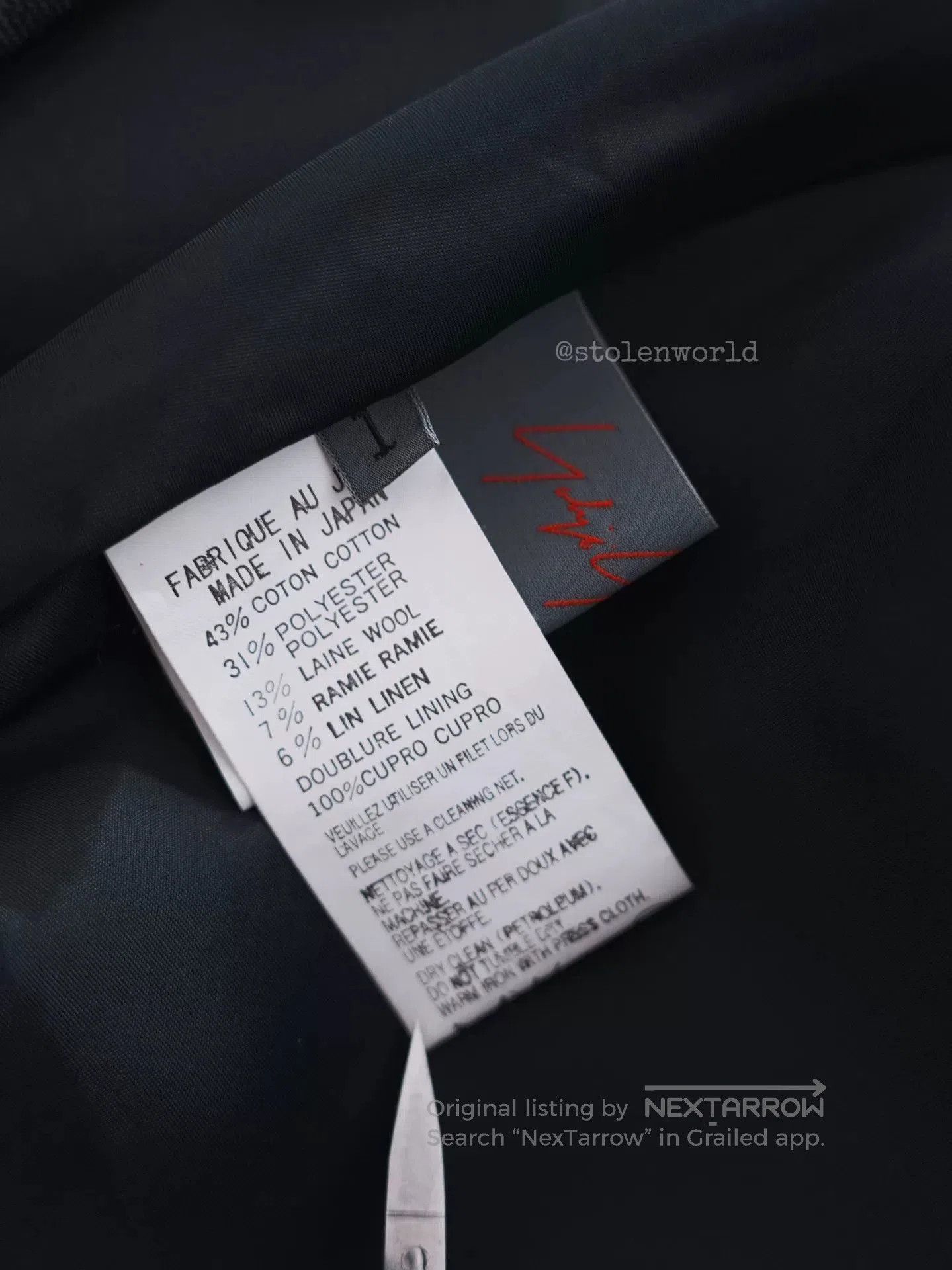 Yohji Yamamoto yohji yamamoto noir tailored blazer. Size S / US 4 / IT 40 - 9 Thumbnail