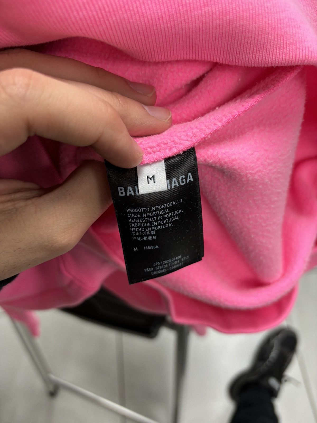 Balenciaga Balenciaga Pink Hoodie Medium Size US M / EU 48-50 / 2 - 4 Thumbnail