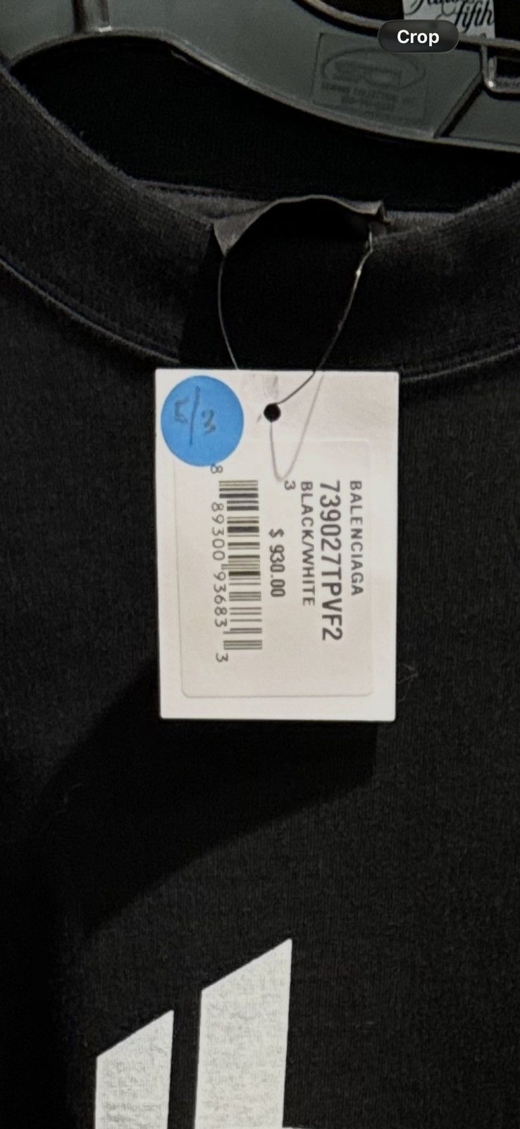 Balenciaga Balenciaga Double Logo Long Sleeve T-Shirt Size US L / EU 52-54 / 3 - 9 Thumbnail