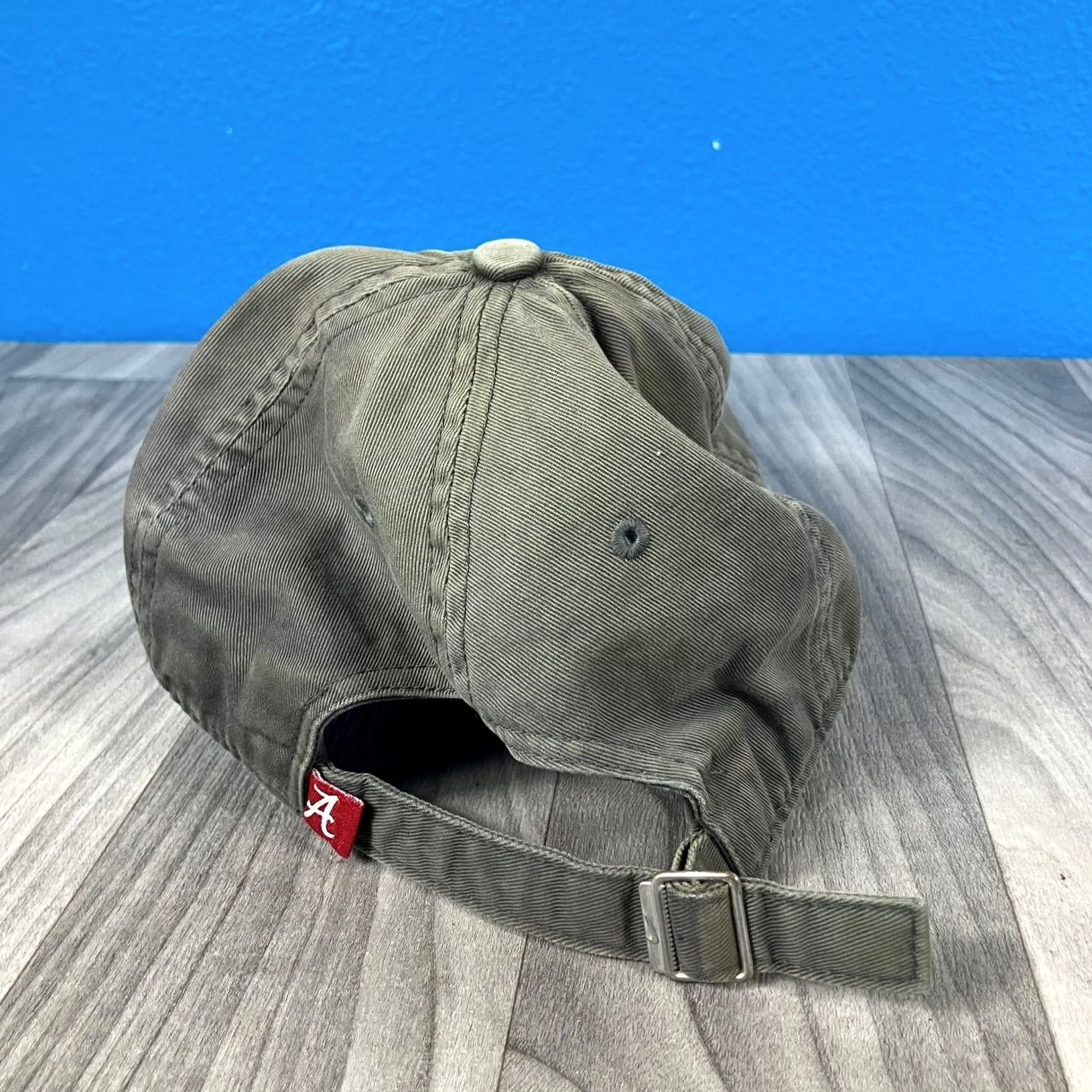 Nike Nike Heritage86 Hat Alabama Crimson Tide Olive Adjustable Baseball Cap Mens Size ONE SIZE - 3 Thumbnail