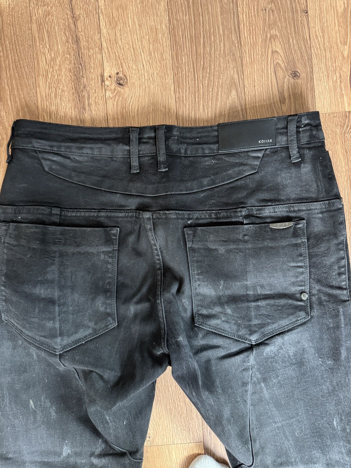 Kollar Clothing Wax Black Kollar Clothing Flare Denim Size US 34 / EU 50 - 5 Thumbnail