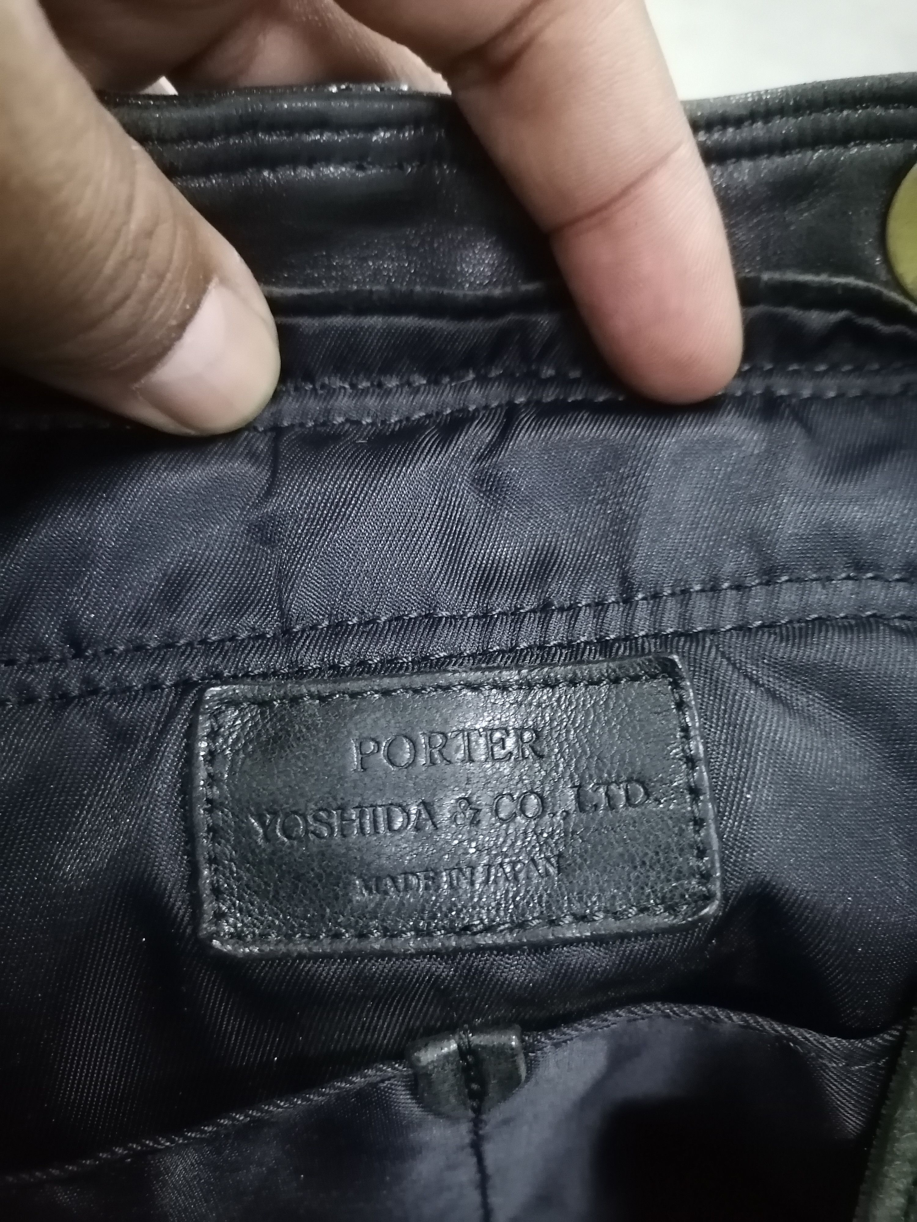 Genuine Leather × Porter Vintage Porter Japan Patina Leather Rucksack Bagpack Size ONE SIZE - 9 Thumbnail