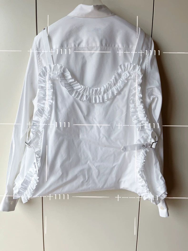 Comme des Garcons Comme Des Garcons Button-Up Strap Long Shaped Shirt Size S / US 4 / IT 40 - 2 Thumbnail