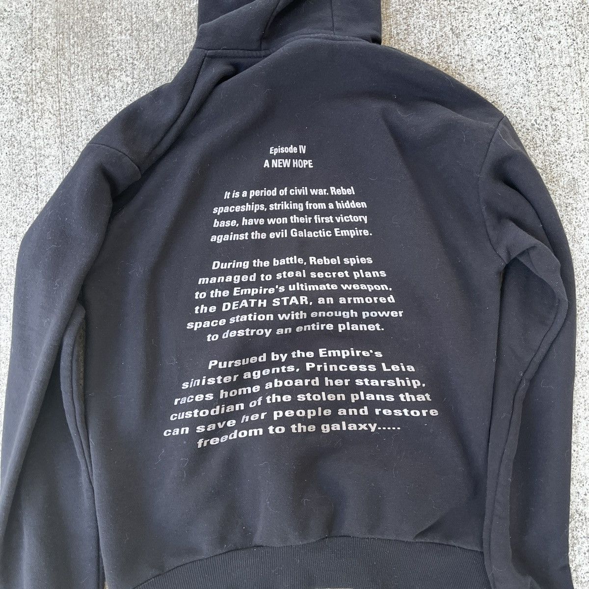 Vintage Black Star Wars Hoodie Size S Episode IV A New Hope Size US S / EU 44-46 / 1 - 6 Thumbnail