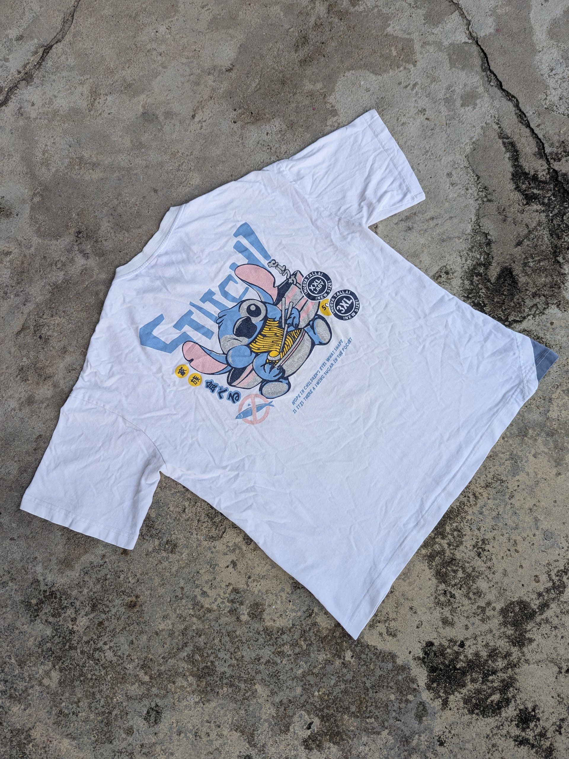 Cartoon Network × Japanese Brand Lilo And Stitch Cartoon T Shirt Size US M / EU 48-50 / 2 - 3 Thumbnail