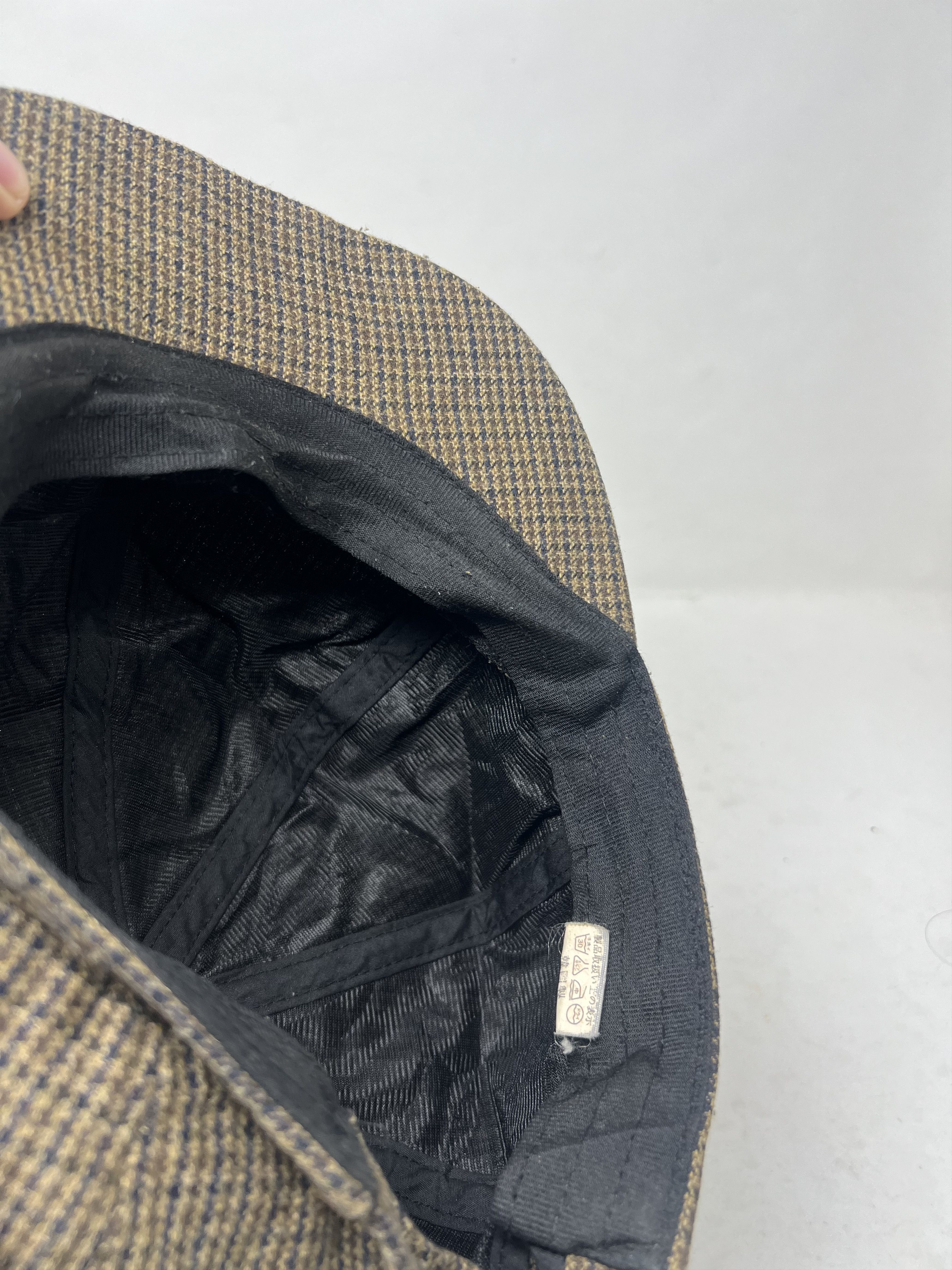 Japanese Brand Houndstooth Newsboy Cap Hat Size ONE SIZE - 8 Thumbnail