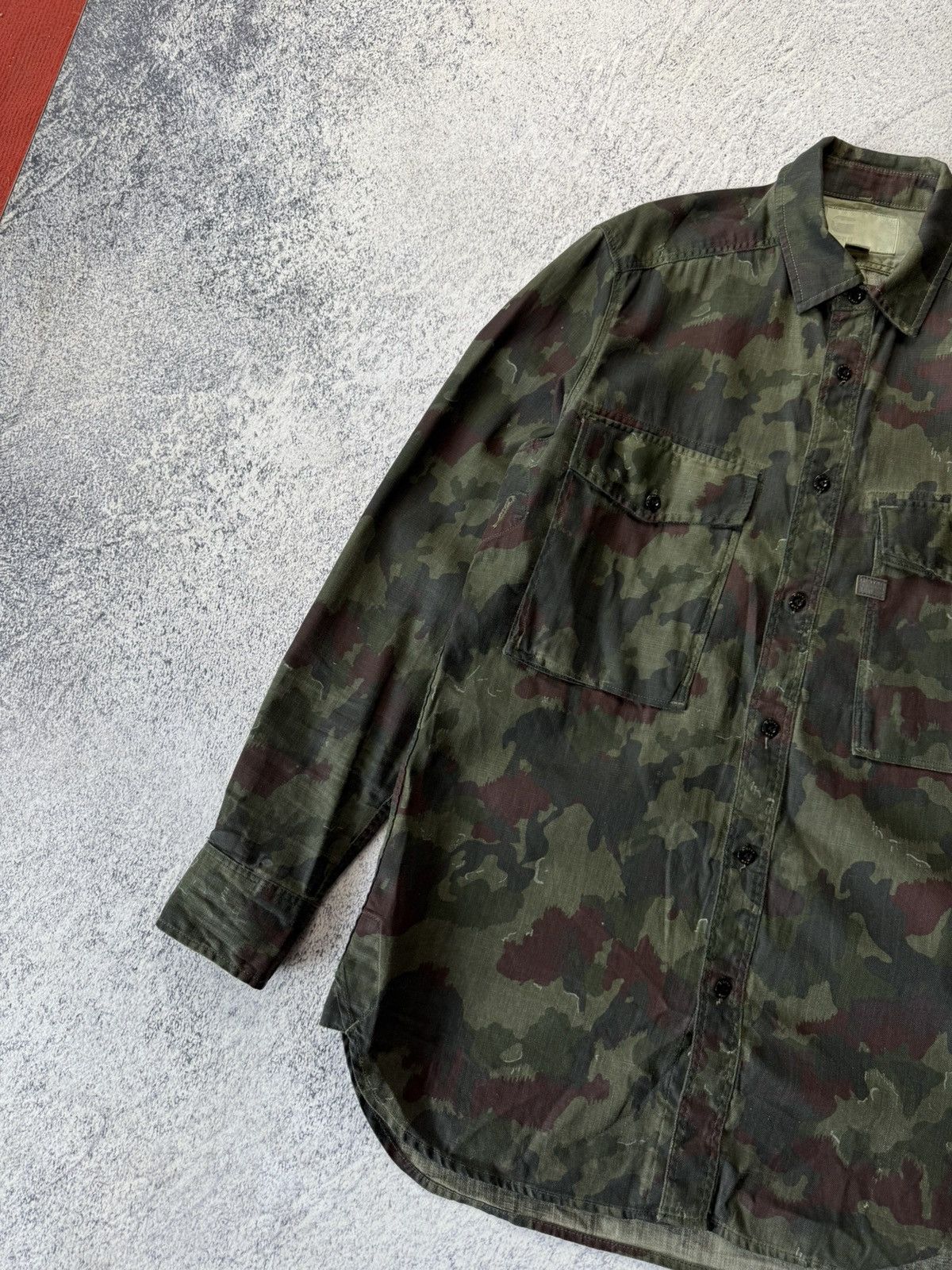 G-Star Vintage G Star Raw Multicam Thick Shirt Size M Size US M / EU 48-50 / 2 - 7 Thumbnail