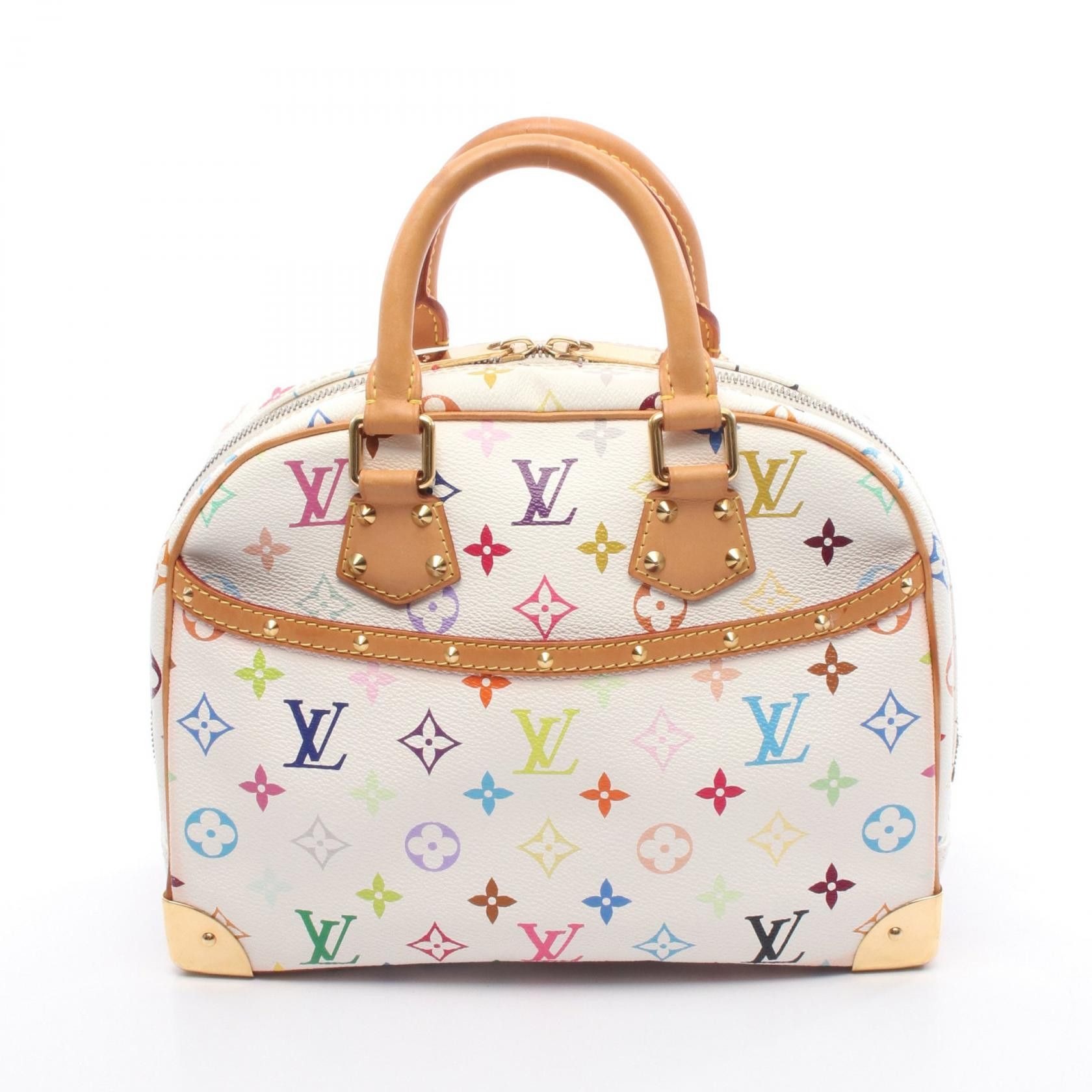 Louis Vuitton Louis Vuitton Louis Vuitton Trouville Monogram Multicolor Handbag Canvas Handbag M92663 Size ONE SIZE - 1 Thumbnail