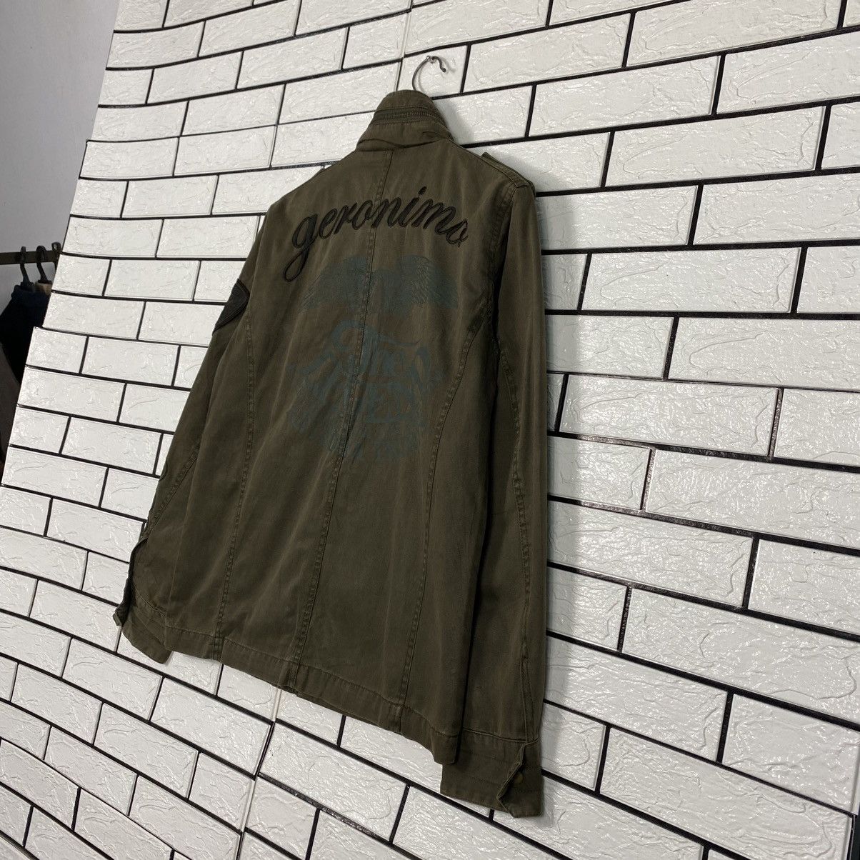 Japanese Brand 📌Vintage Biker Jacket Arizona Tribes Geronimo Big Logo Size US M / EU 48-50 / 2 - 11 Thumbnail