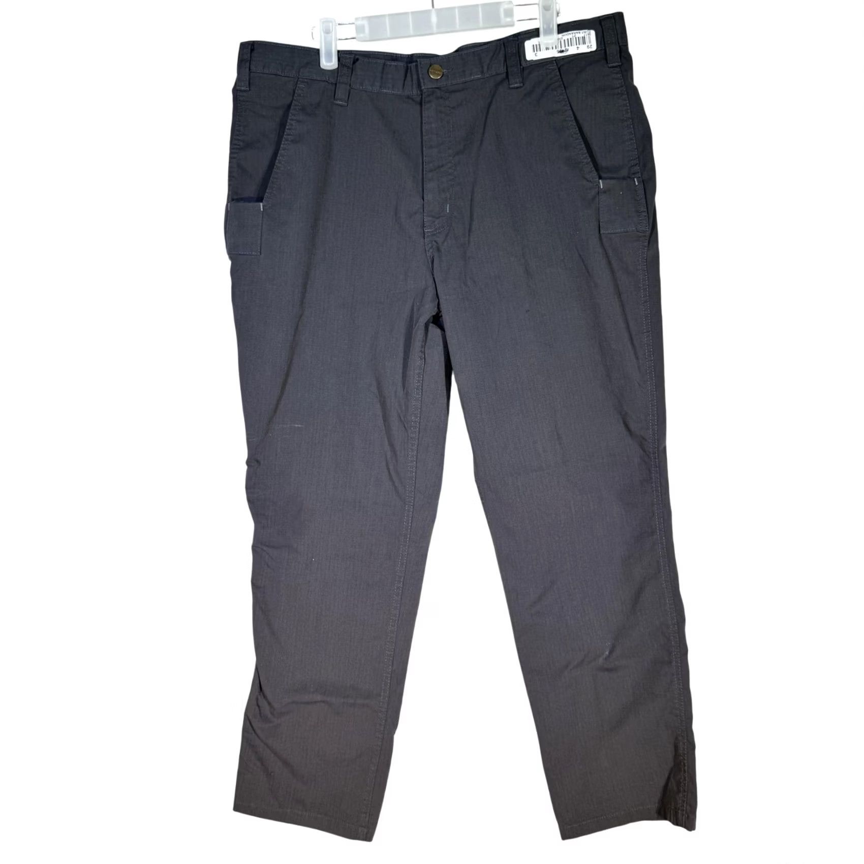 Carhartt Carhartt Pants Mens 36x29 Gray Ripstop Relaxed Fit Utility Workwear Durable Size US 36 / EU 52 - 2 Thumbnail