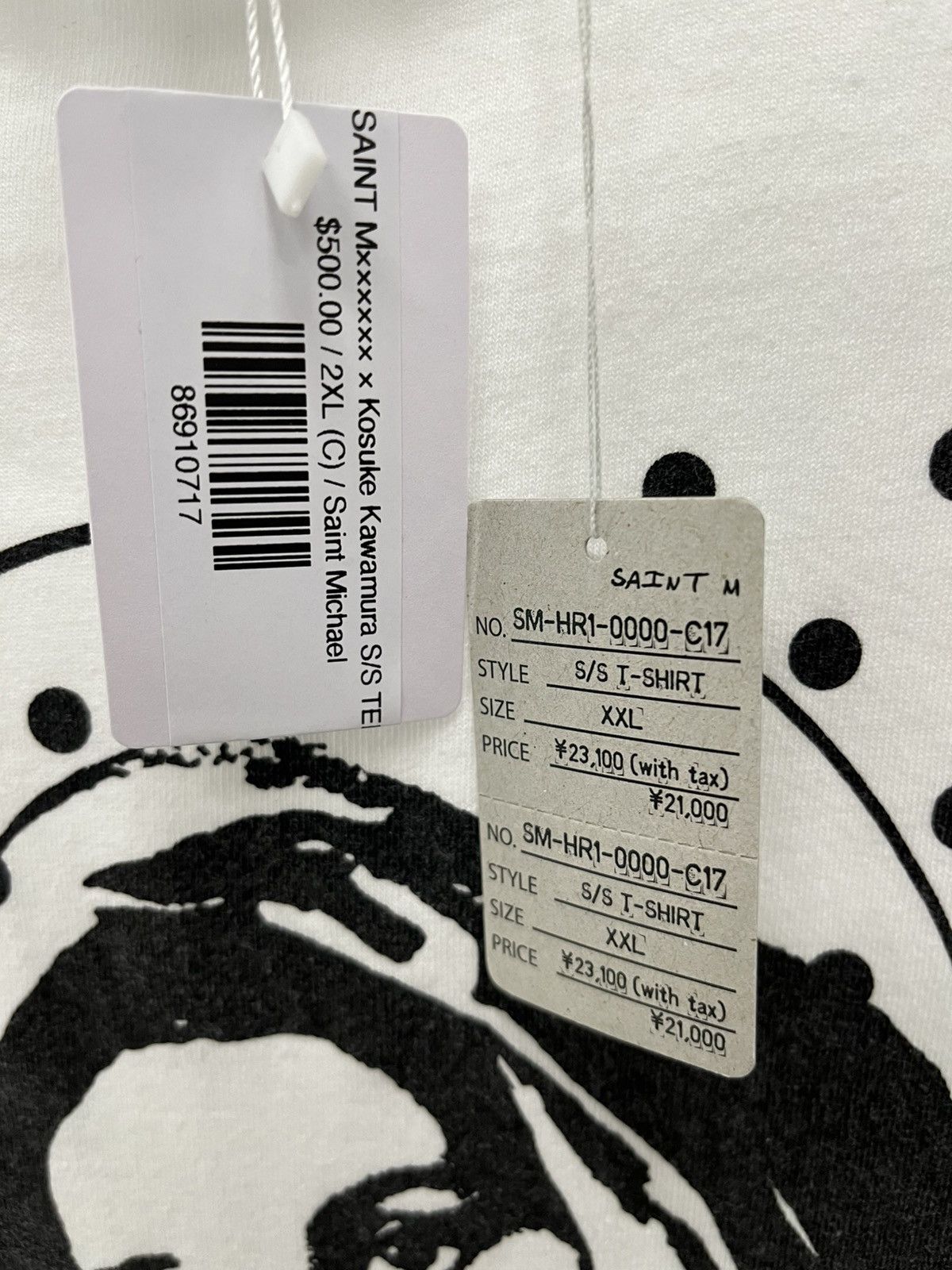 Saint Michael Saint Mxxxxxx x Kosuke Kawamura S/S Tee Size US XXL / EU 58 / 5 - 2 Thumbnail
