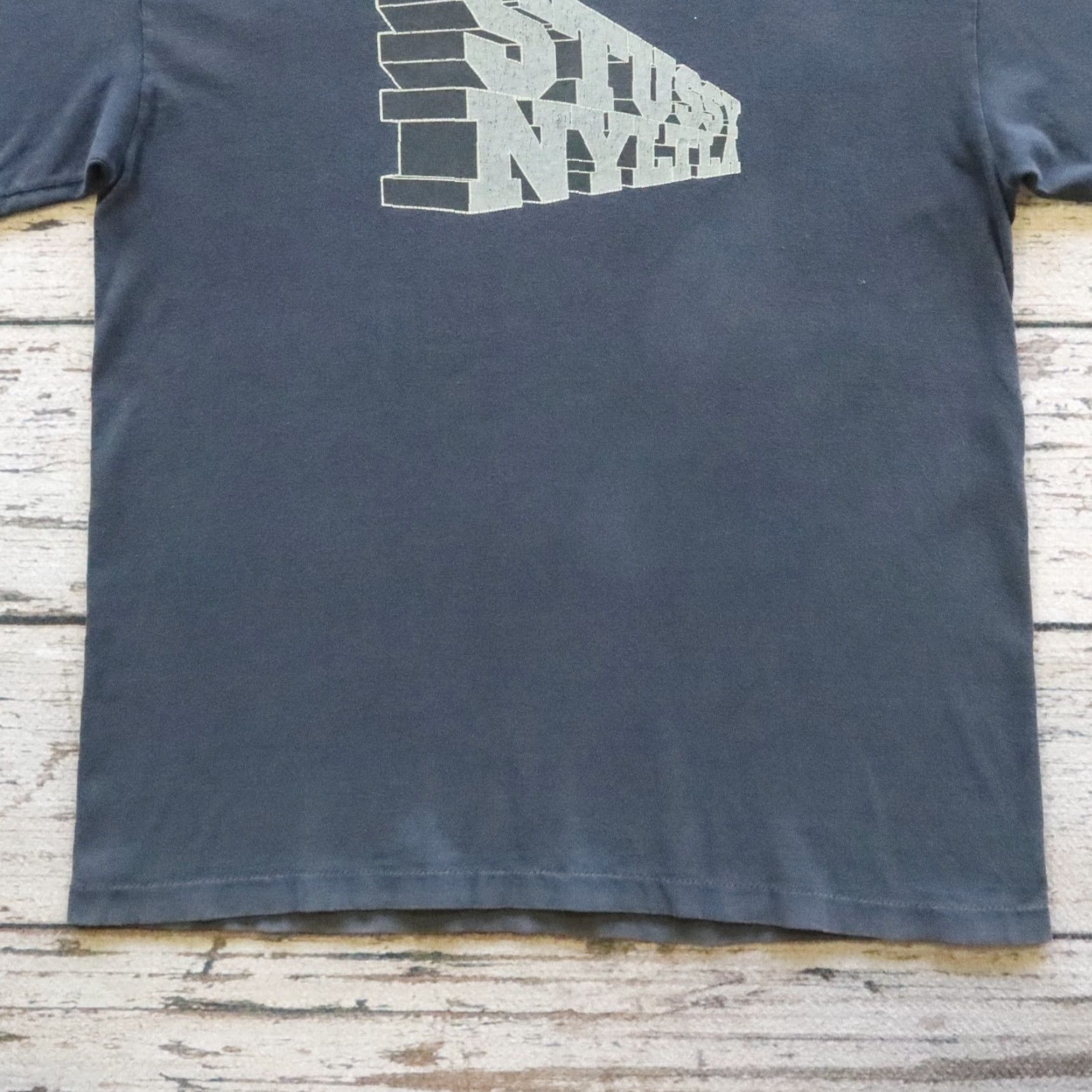Vintage VINTAGE Stussy Shirt Mens 90s NYLTLA Tee Size L Black Vintage Stussy NYLTLA Tee Shirt Mens L Black 90s Size US L / EU 52-54 / 3 - 3 Thumbnail