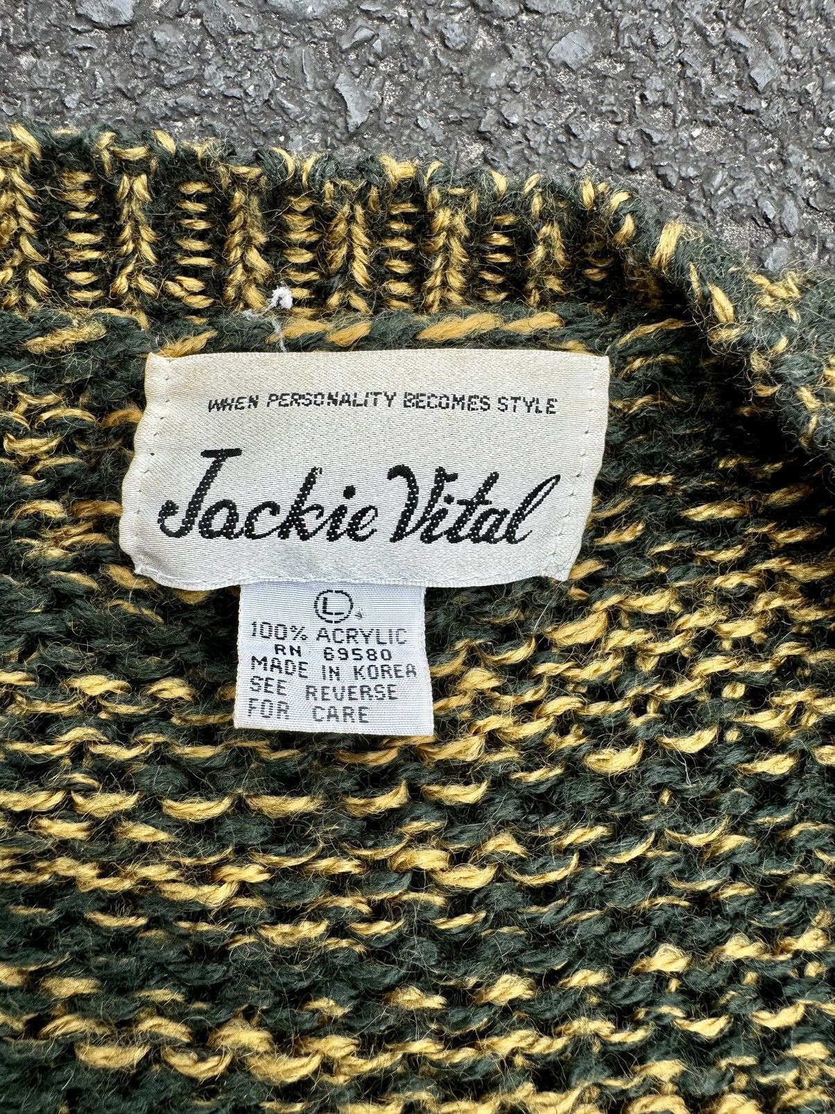 Designer × Vintage Vintage 90’s Jackie Vital Bad Boyz Boho Cardigan Sweater Size US L / EU 52-54 / 3 - 5 Thumbnail