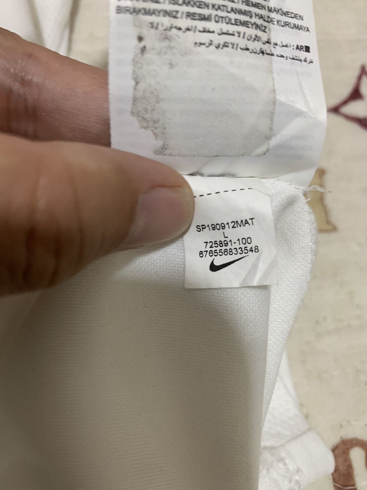 Nike Nike Dri-Fit Logo Imperva Jersey Size US L / EU 52-54 / 3 - 12 Thumbnail