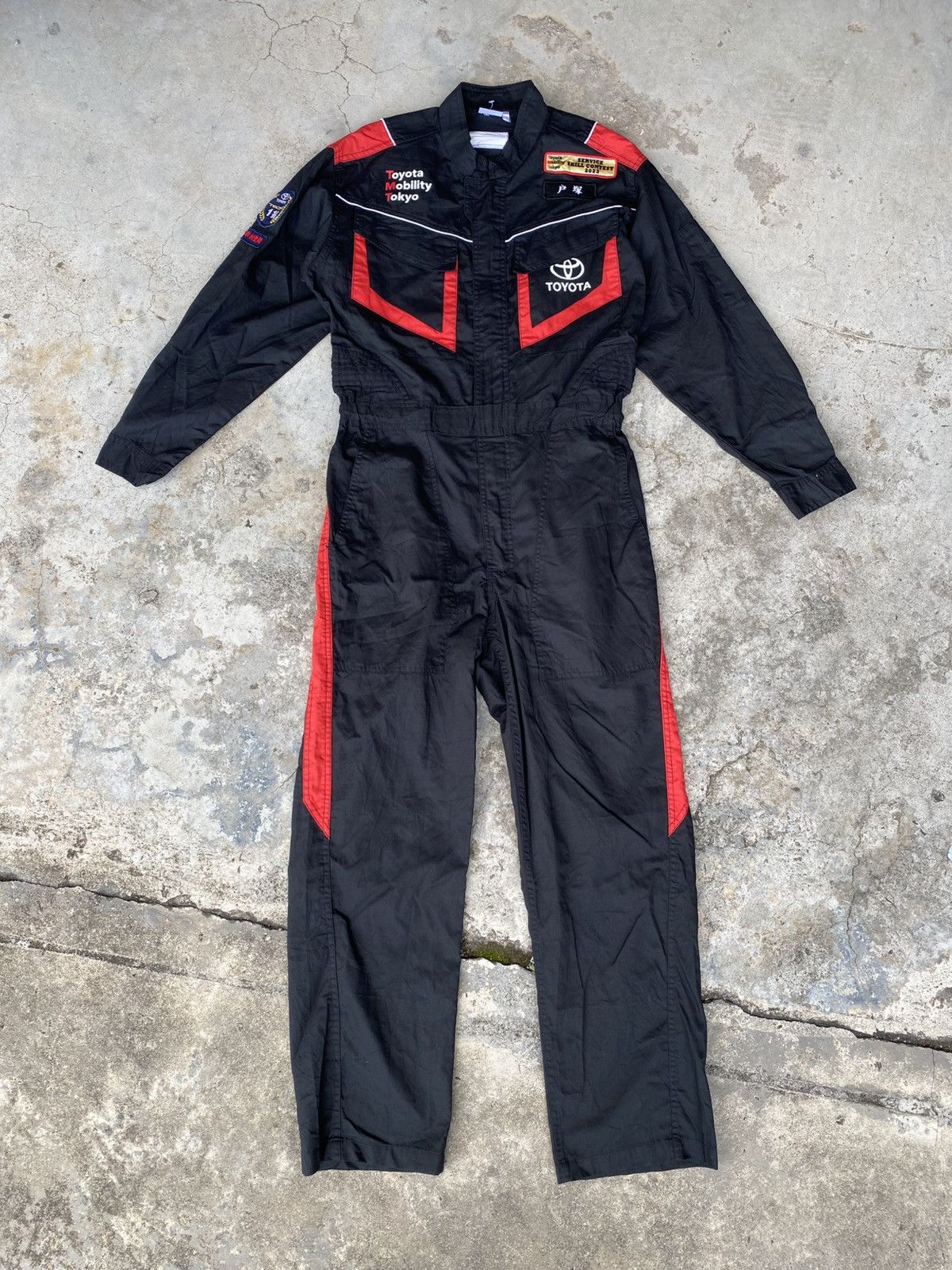 Other Vintage Toyota Racing Suit – Black & Red Jumpsuit Size US 31 - 4 Thumbnail
